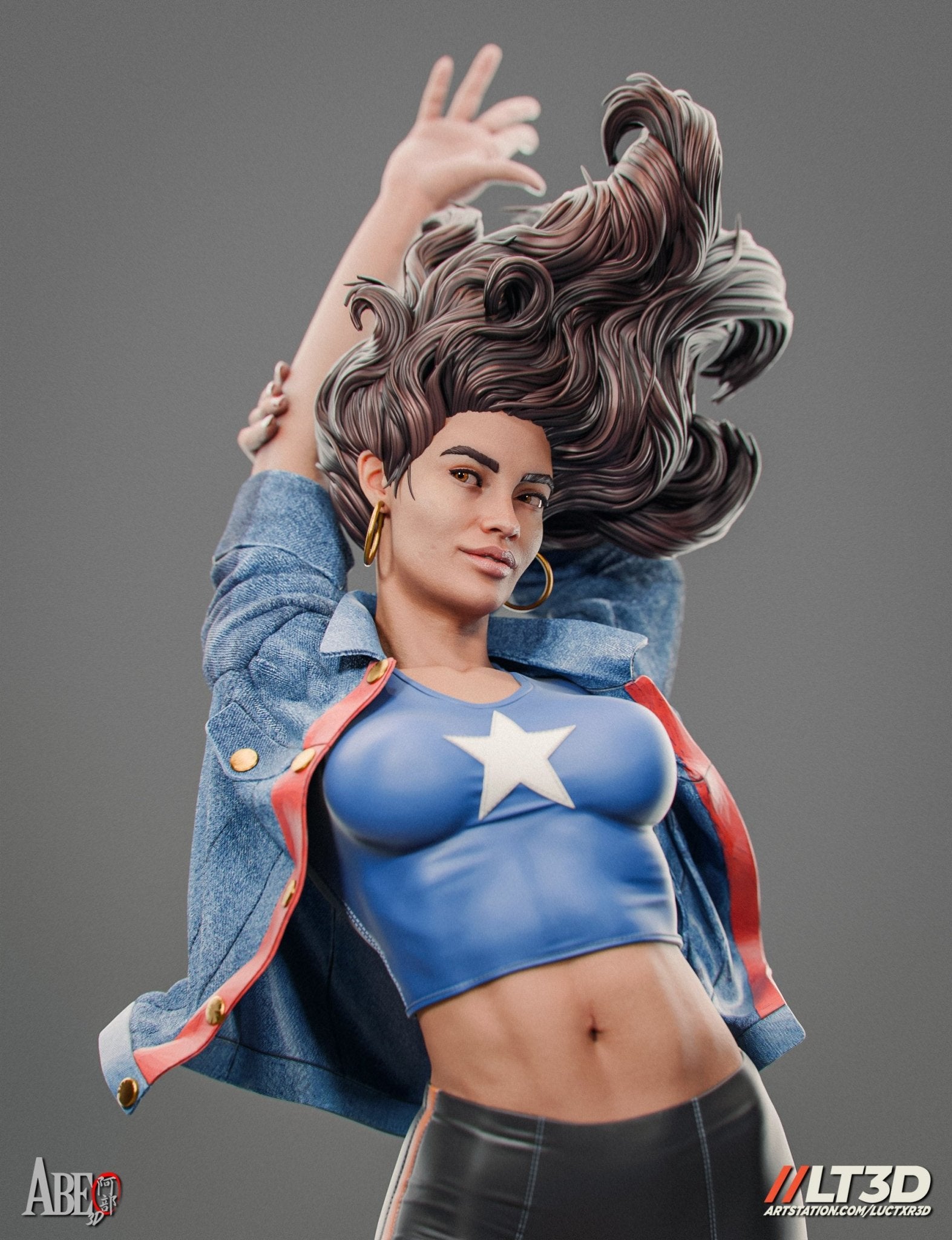 America Chavez - Abe3D - Dark Forge Arts