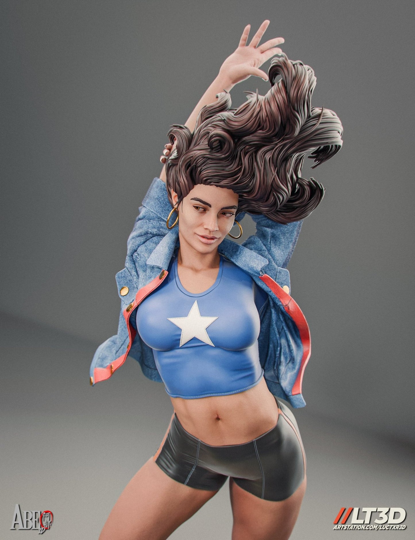 America Chavez - Abe3D - Dark Forge Arts