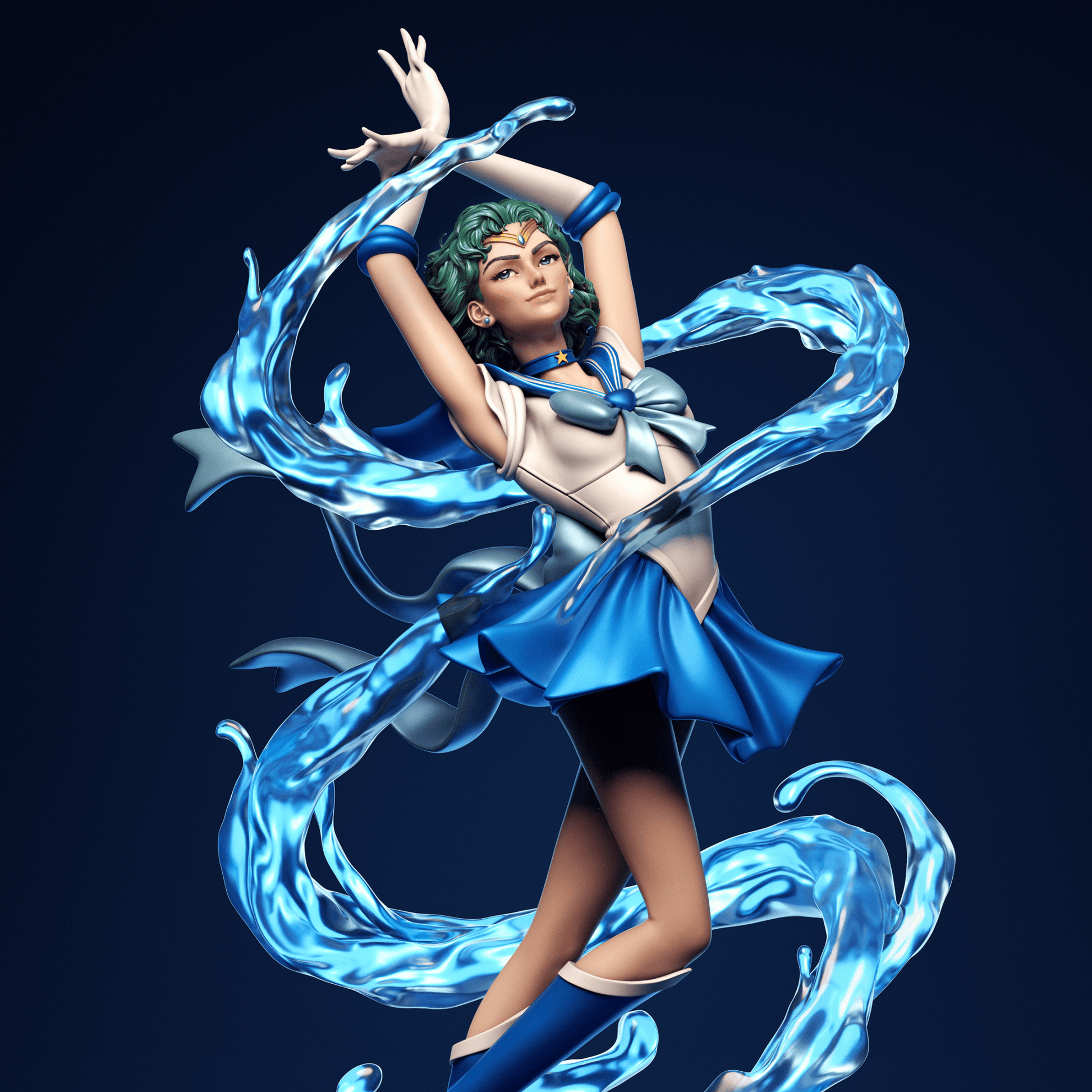 Ami Mizuno - CA 3D Studios - Dark Forge Arts