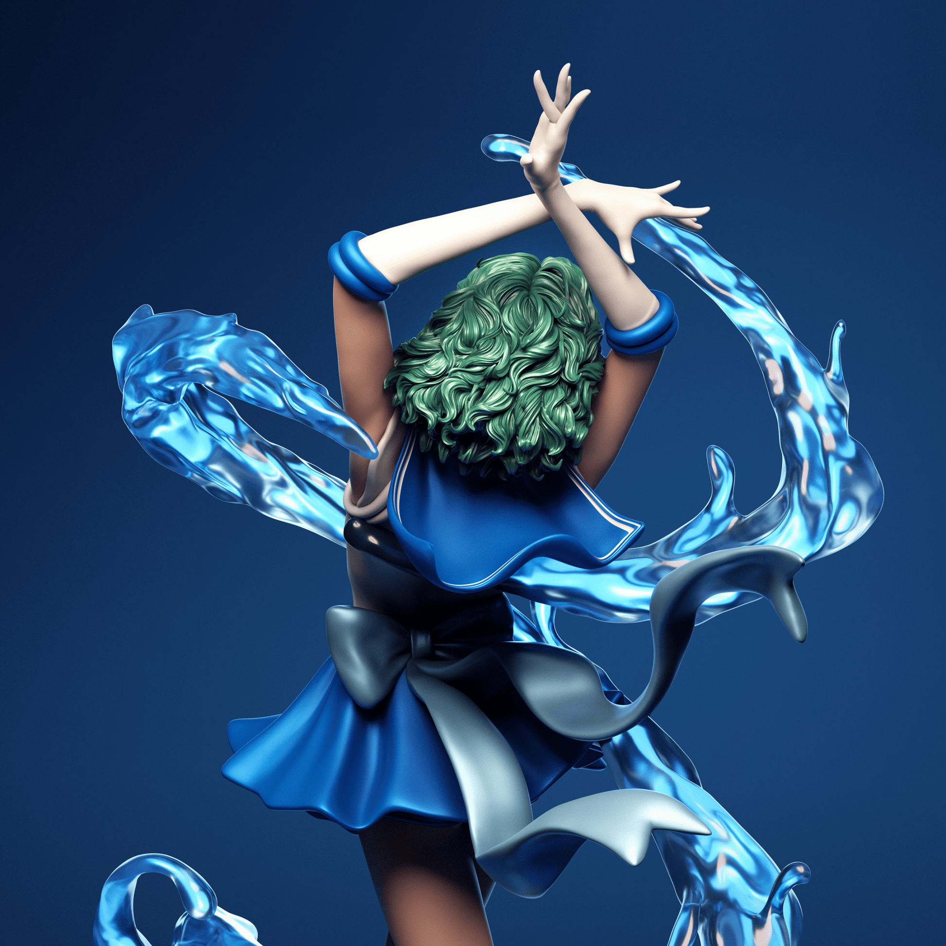 Ami Mizuno - CA 3D Studios - Dark Forge Arts