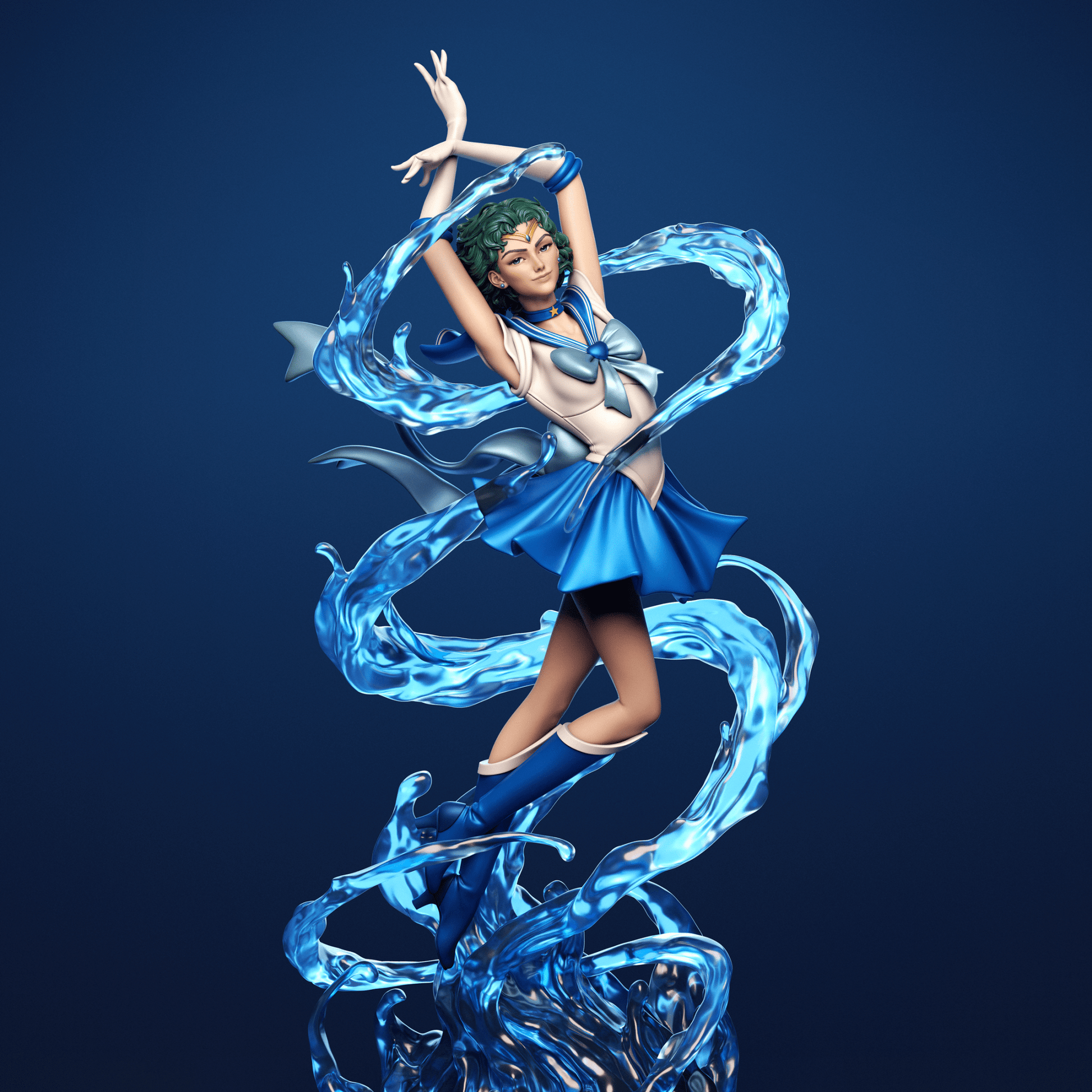 Ami Mizuno - CA 3D Studios - Dark Forge Arts
