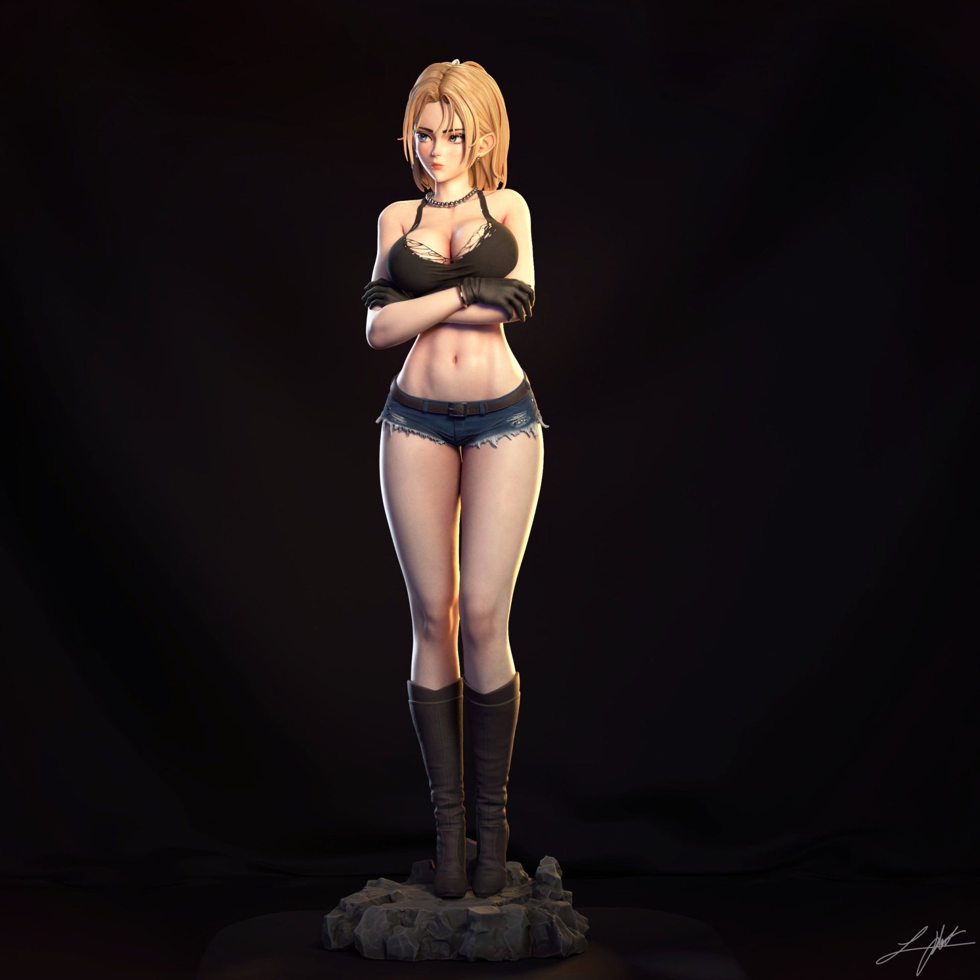 Android 18 - Abe3D - Dark Forge Arts