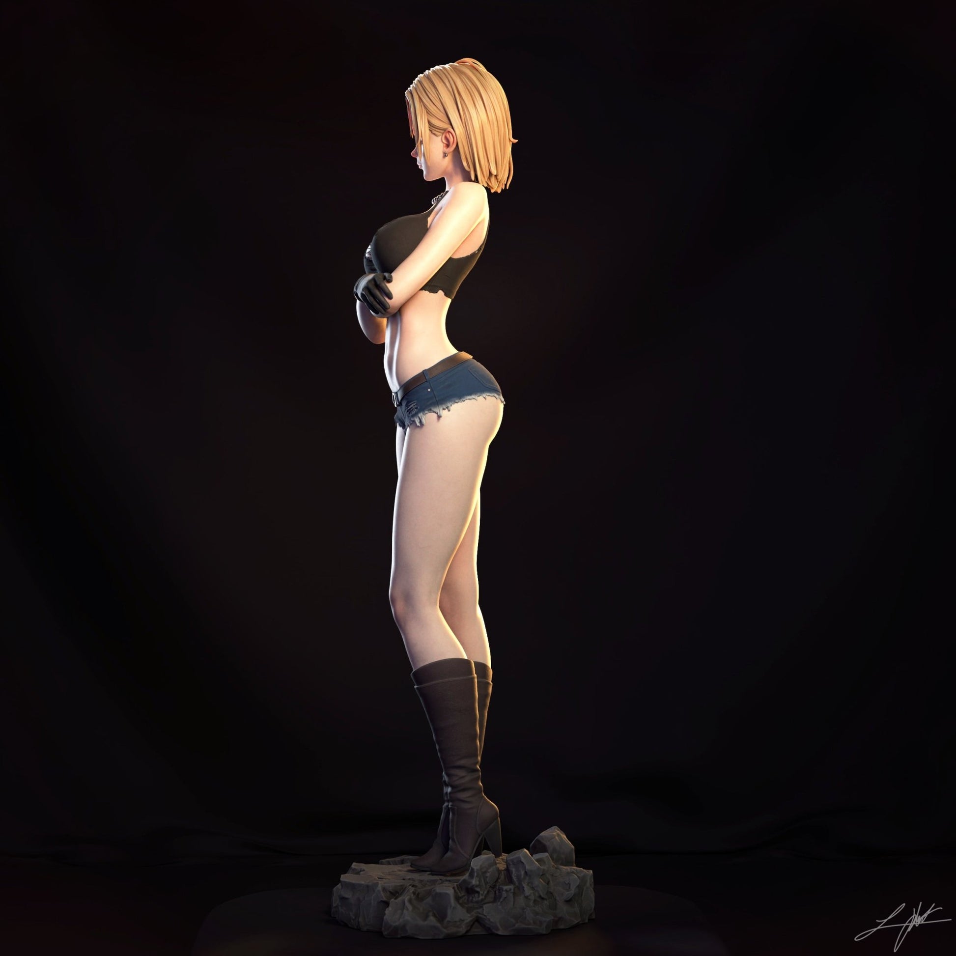 Android 18 - Abe3D - Dark Forge Arts