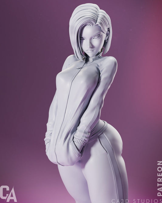 Android 18 - CA 3D Studios - Dark Forge Arts