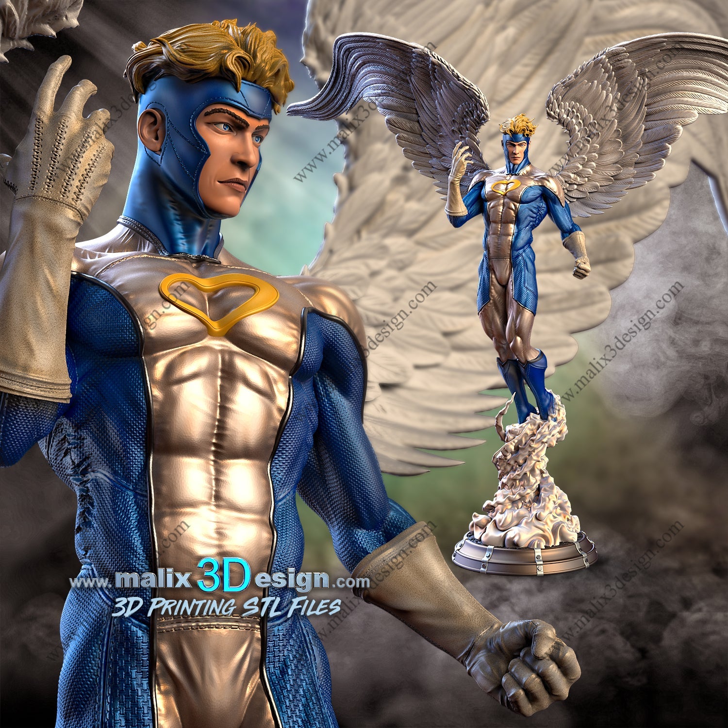 Angel - Sanix3D - Dark Forge Arts