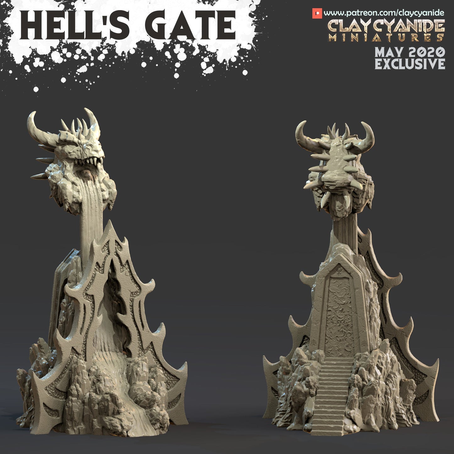 Angels vs Demons - ClayCyanide - Dark Forge Arts