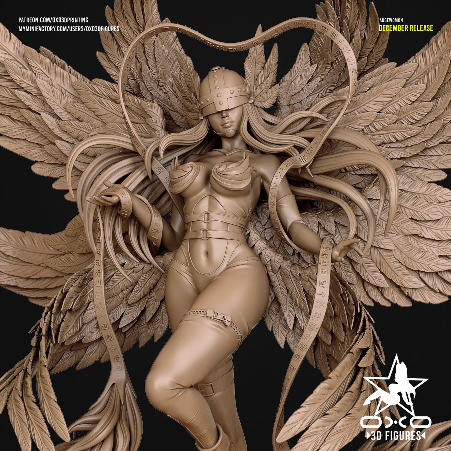 Angewomon - OXO3D - Dark Forge Arts