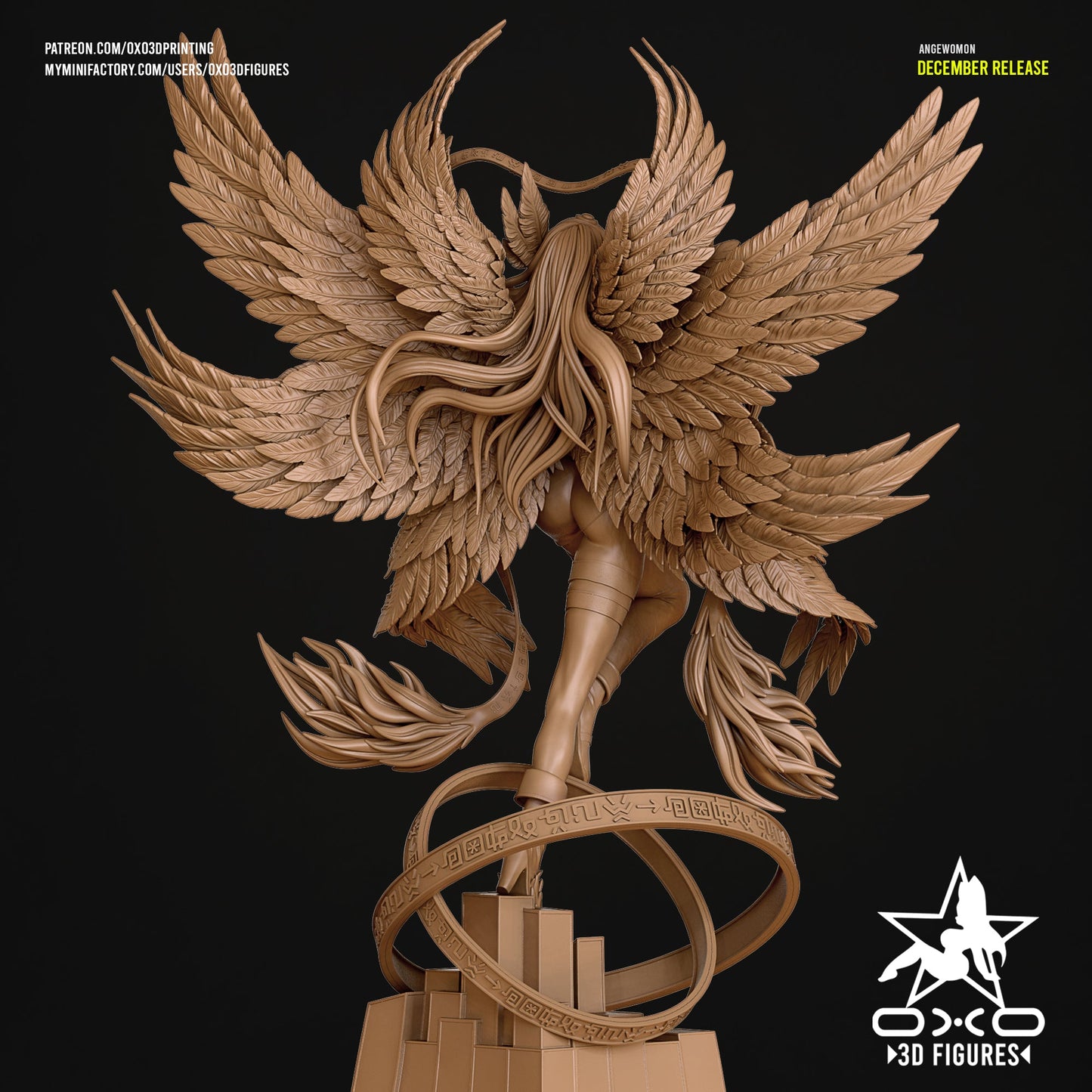 Angewomon - OXO3D - Dark Forge Arts
