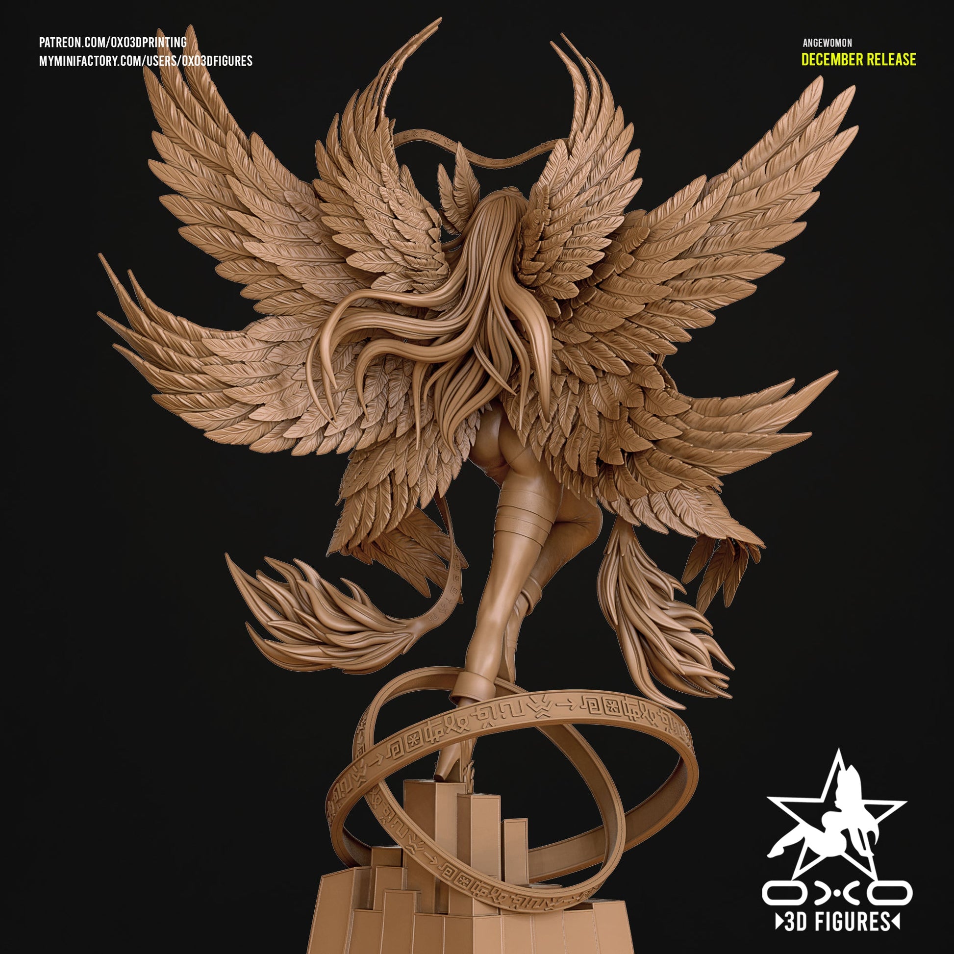 Angewomon - OXO3D - Dark Forge Arts