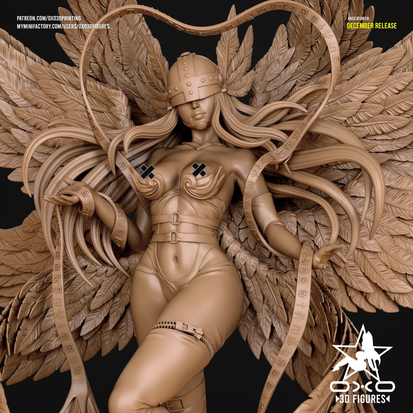 Angewomon - OXO3D - Dark Forge Arts