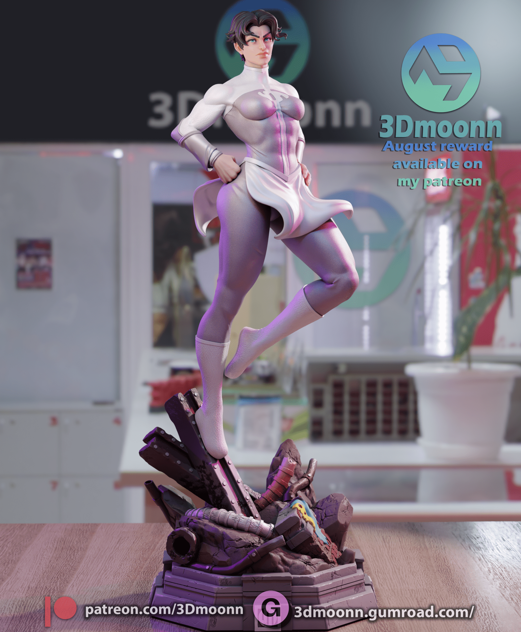 Anissa Invincible - 3DMoonn - Dark Forge Arts