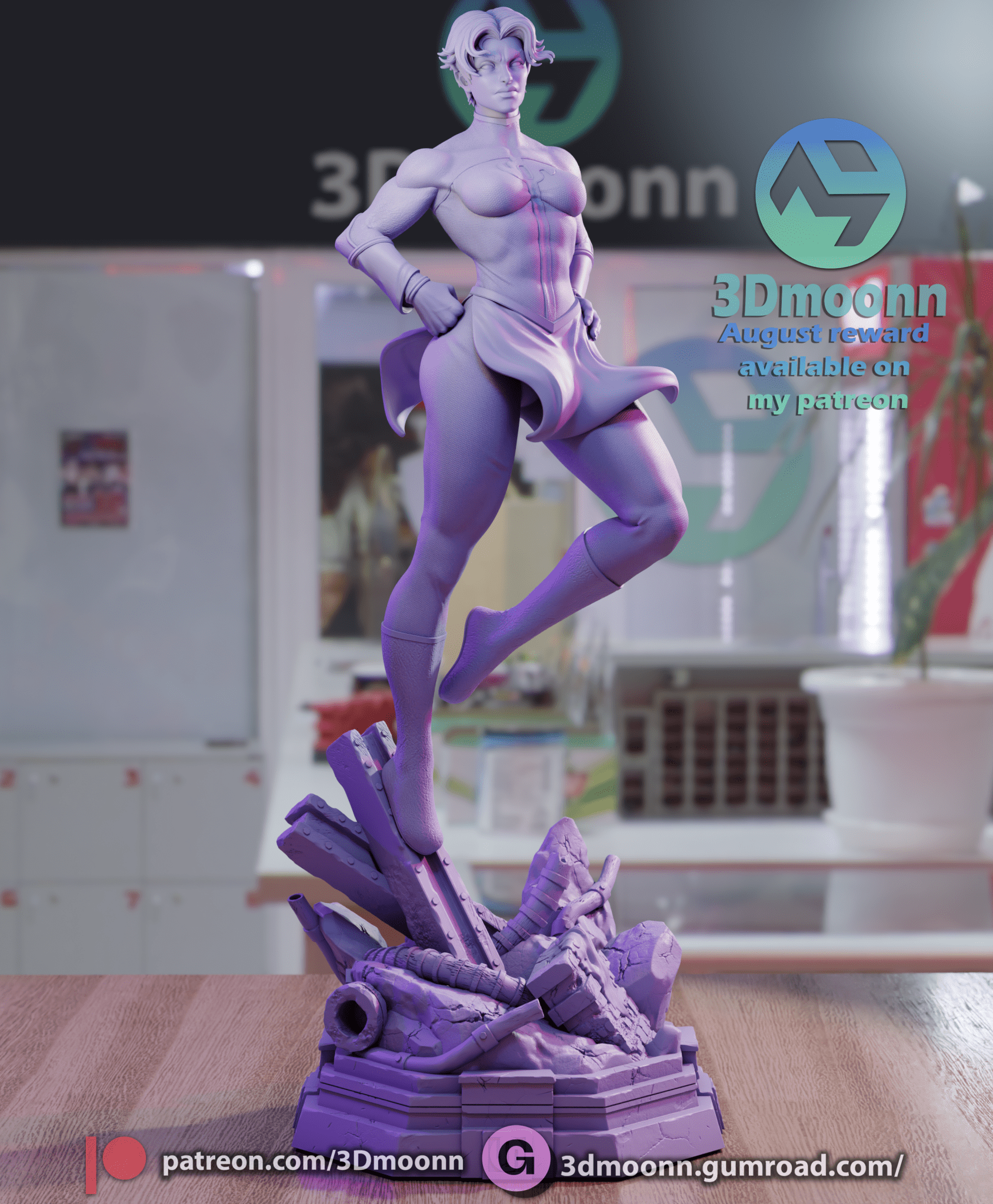 Anissa Invincible - 3DMoonn - Dark Forge Arts