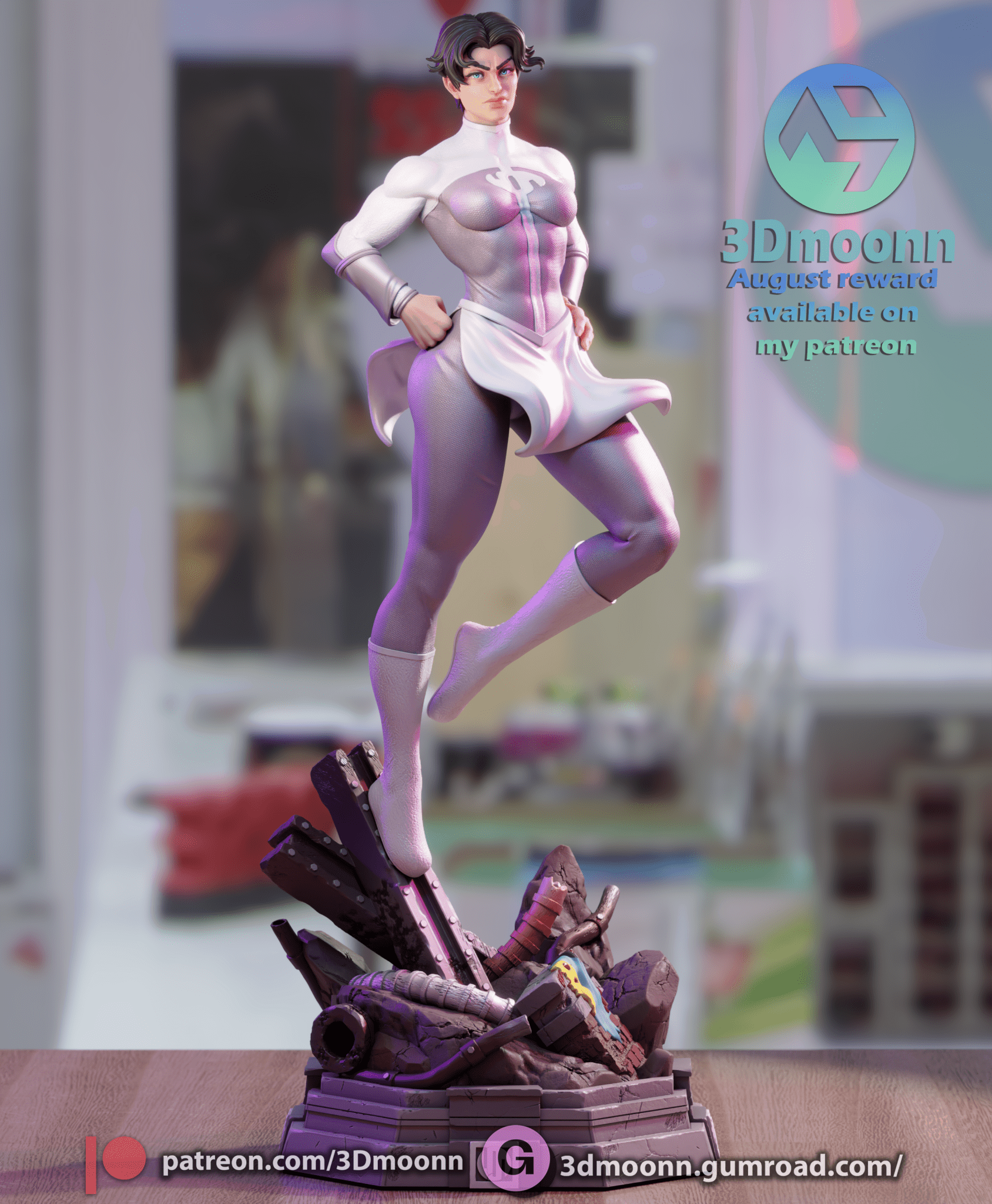 Anissa Invincible - 3DMoonn - Dark Forge Arts