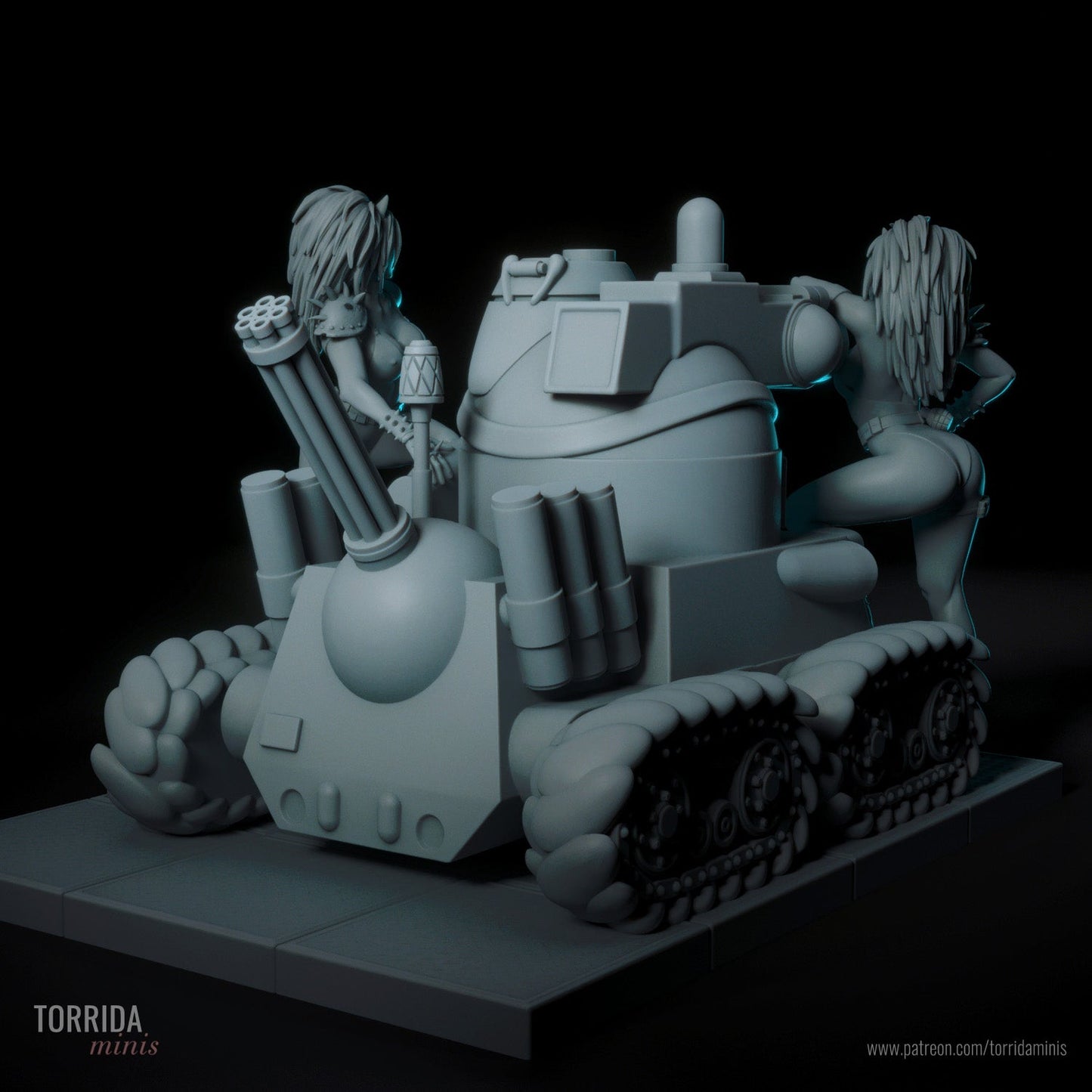 Anna and Uni Puma - Torrida Minis - Dark Forge Arts