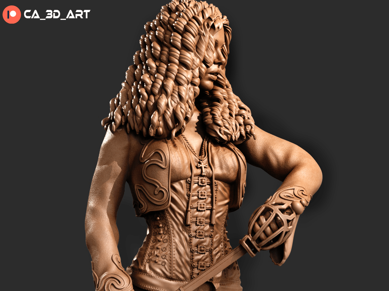 Anna Valerious - CA 3D Studios - Dark Forge Arts
