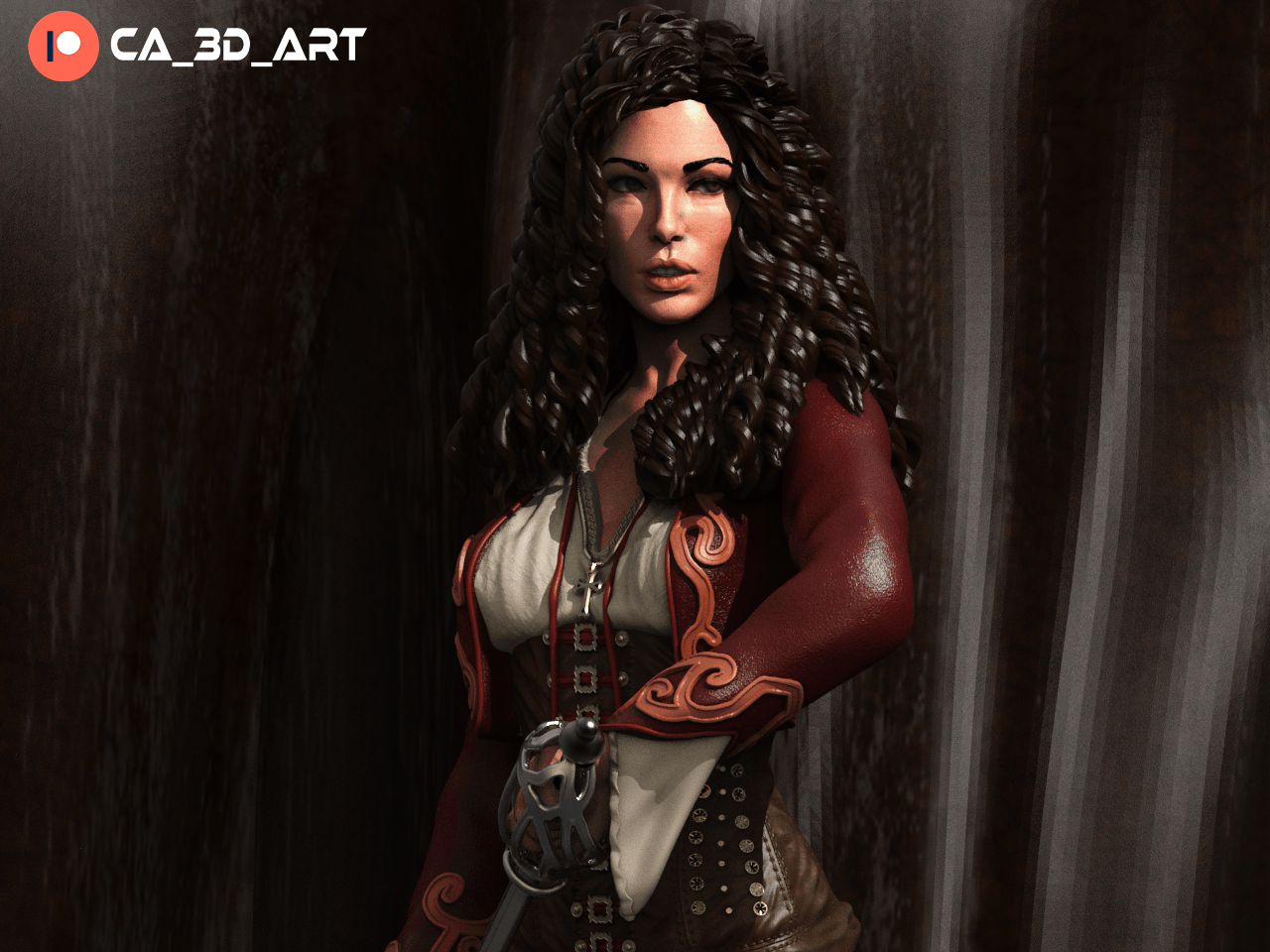 Anna Valerious - CA 3D Studios - Dark Forge Arts