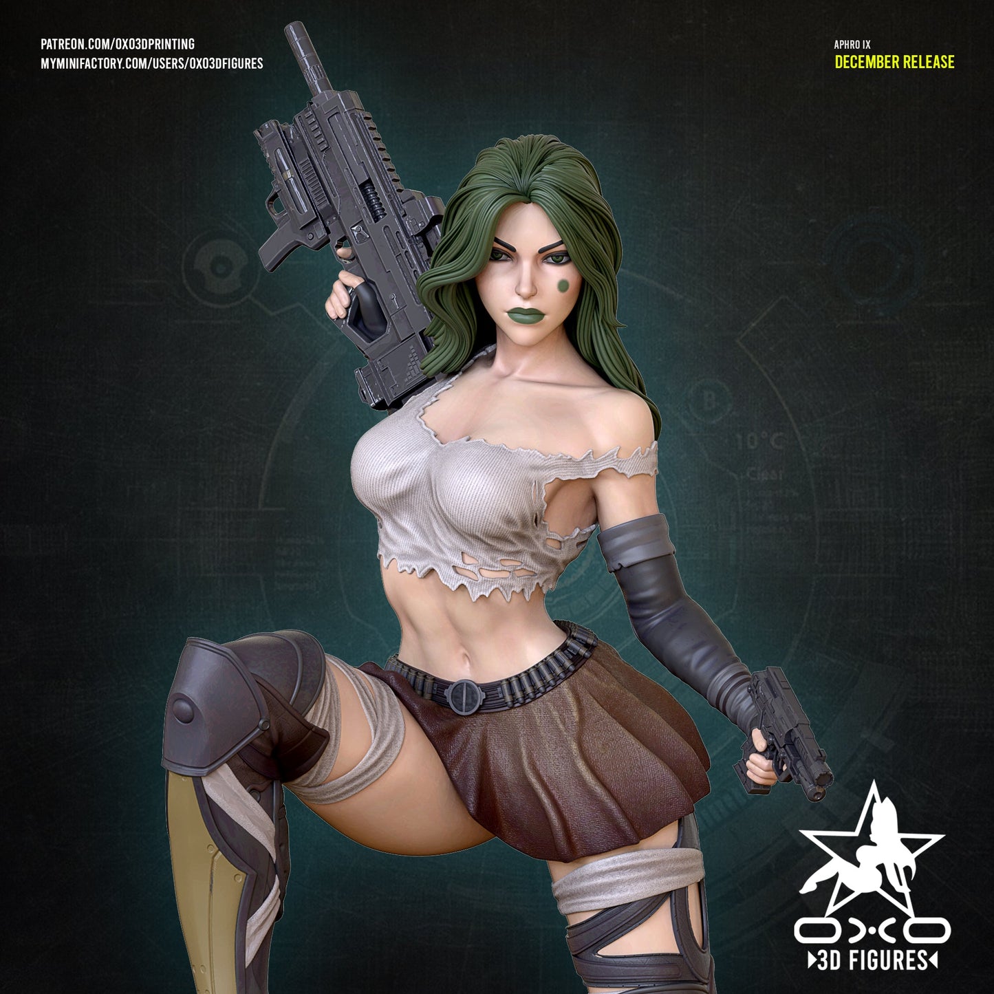 Aphro IX - OXO3D - Dark Forge Arts