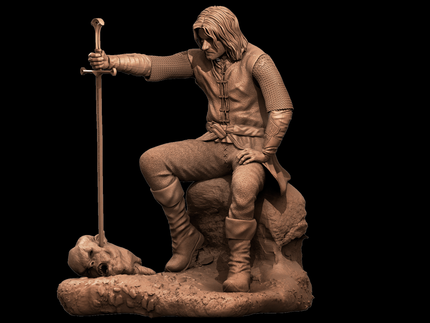 Aragorn - CA 3D Studios - Dark Forge Arts