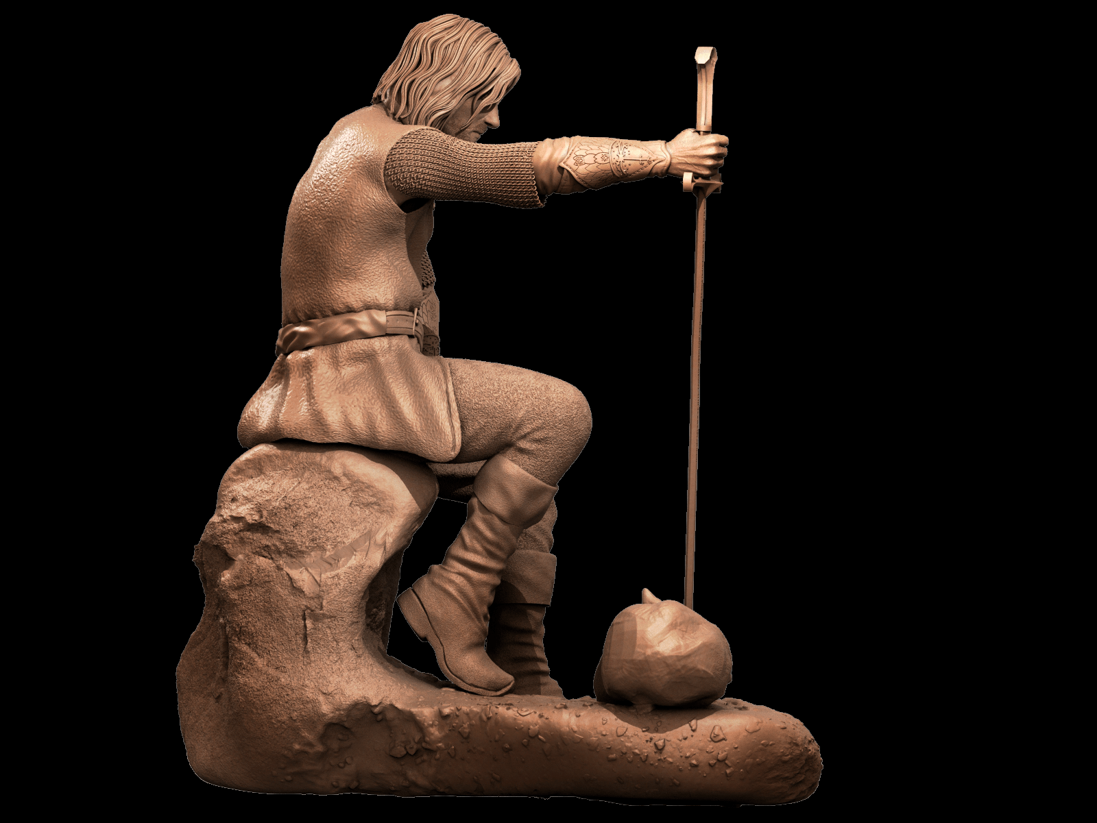 Aragorn - CA 3D Studios - Dark Forge Arts