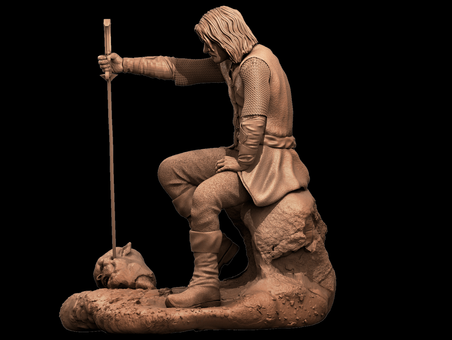 Aragorn - CA 3D Studios - Dark Forge Arts