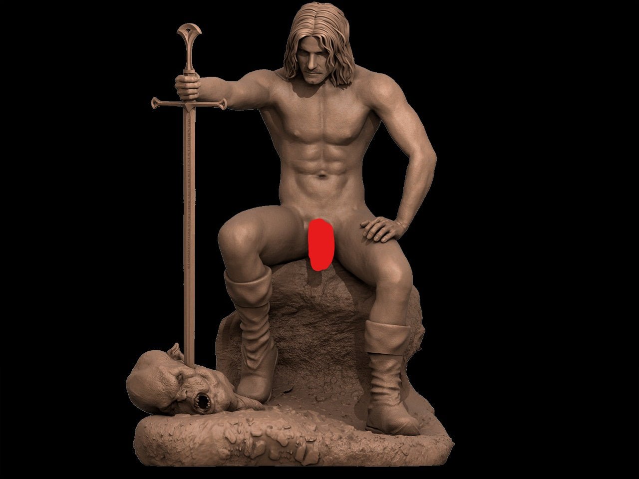 Aragorn - CA 3D Studios - Dark Forge Arts