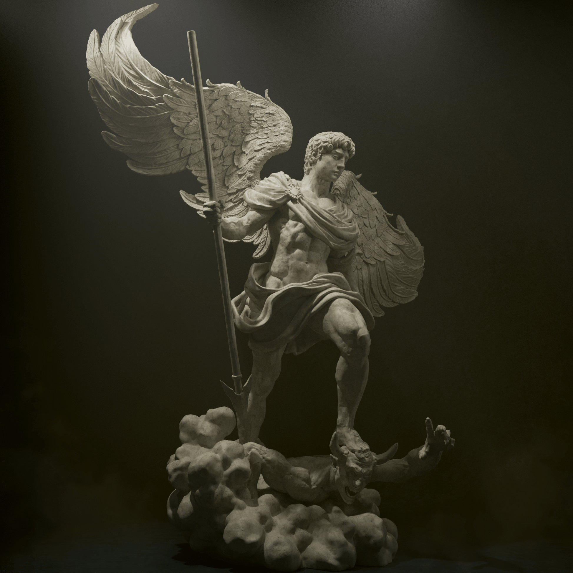 Archangel Michael - CA 3D Studios - Dark Forge Arts