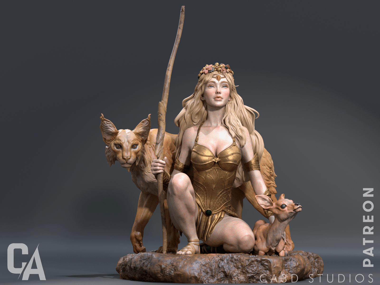 Artemis - CA 3D Studios - Dark Forge Arts