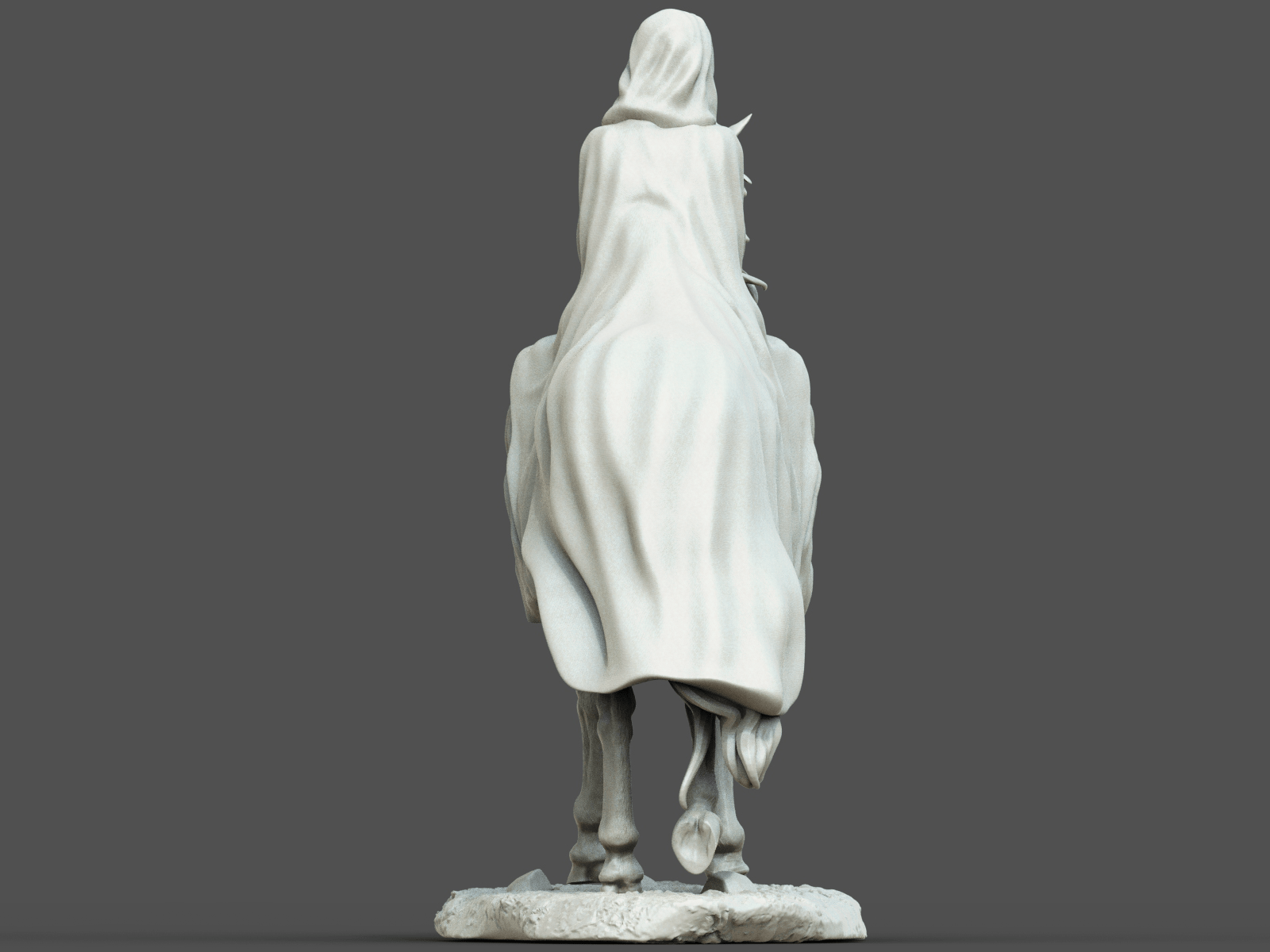 Arwen on horse - CA 3D Studios - Dark Forge Arts