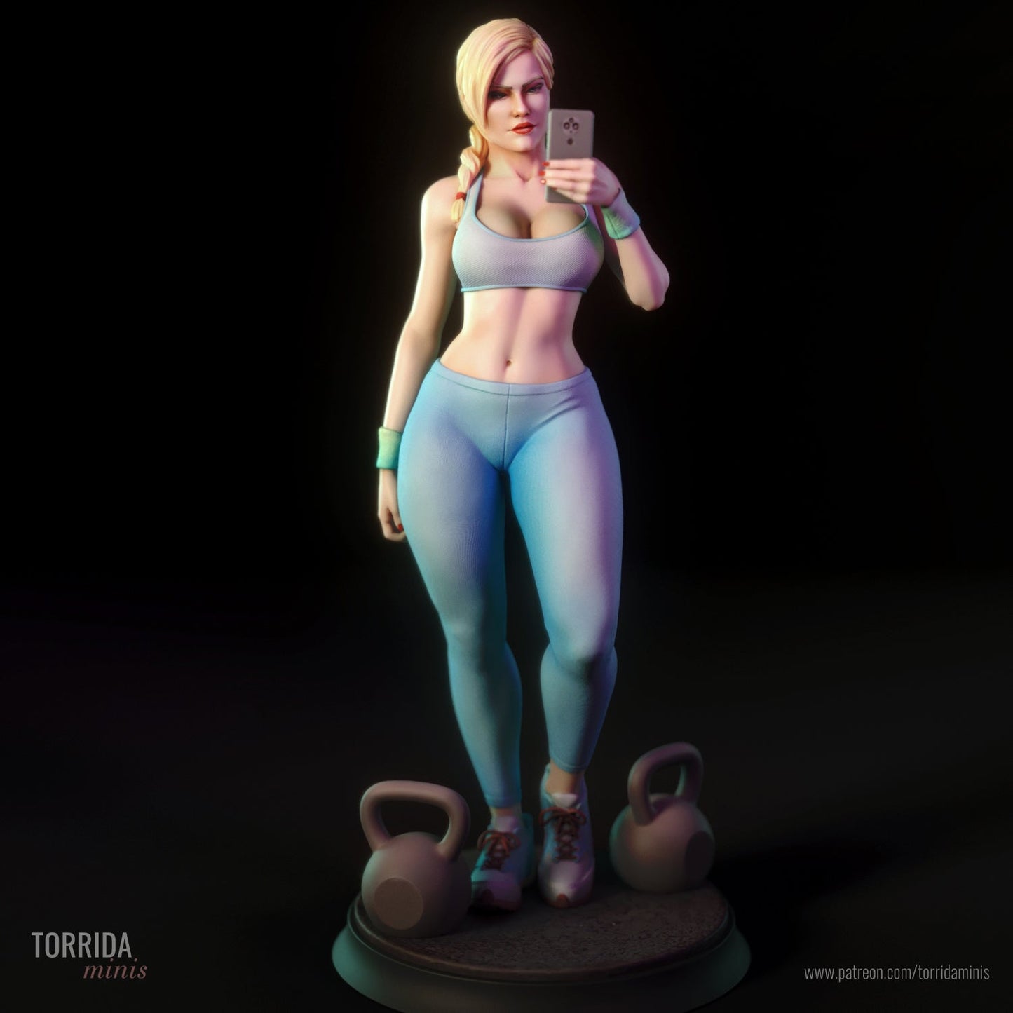 Ashley Gym Girl - Torrida Minis - Dark Forge Arts
