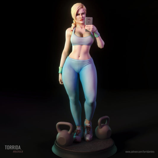 Ashley Gym Girl - Torrida Minis - Dark Forge Arts