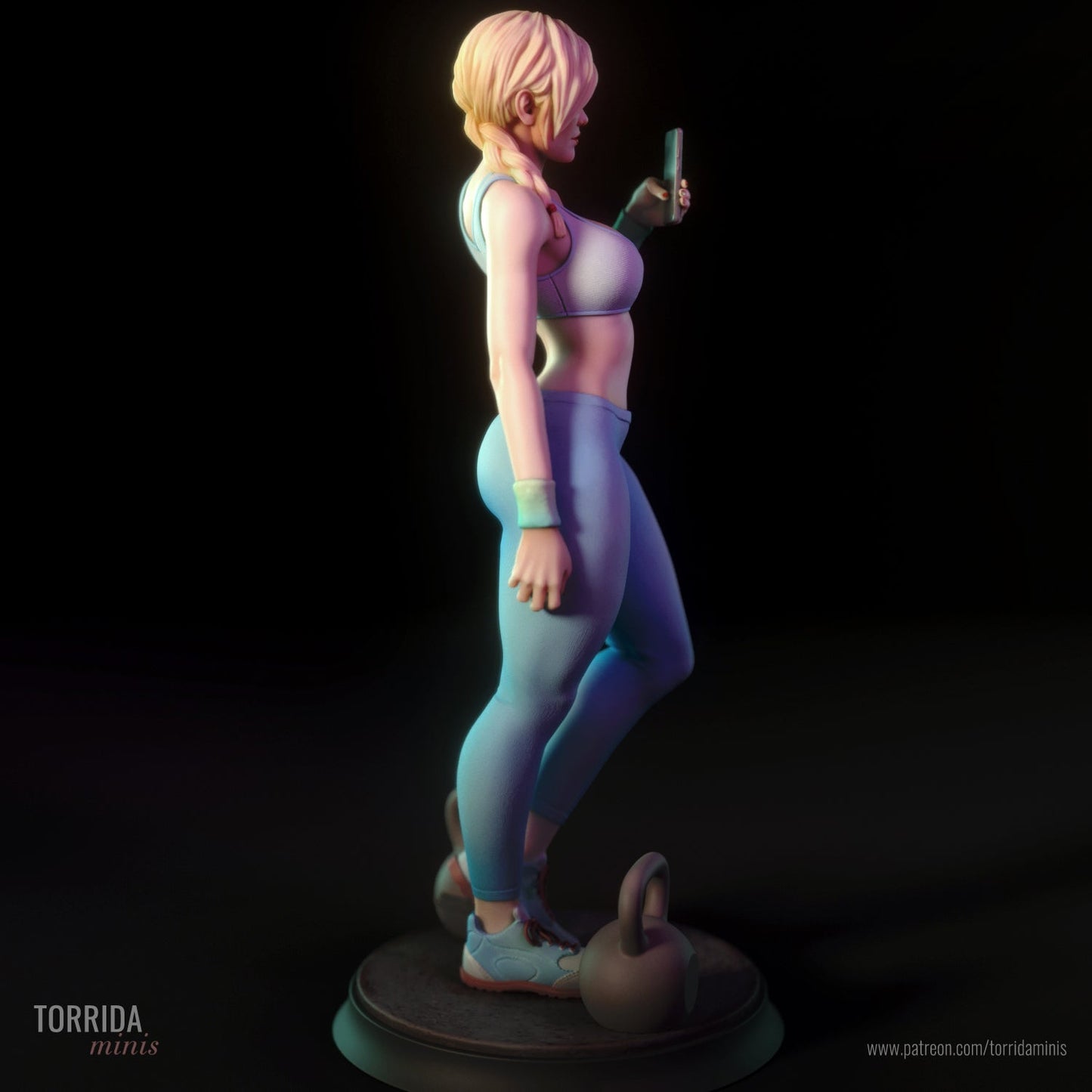 Ashley Gym Girl - Torrida Minis - Dark Forge Arts