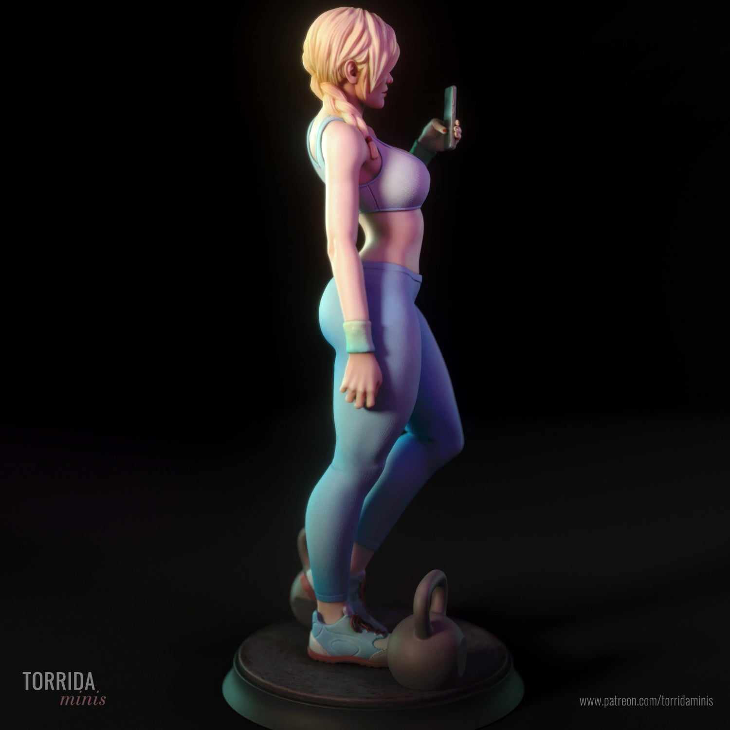 Ashley Gym Girl - Torrida Minis - Dark Forge Arts