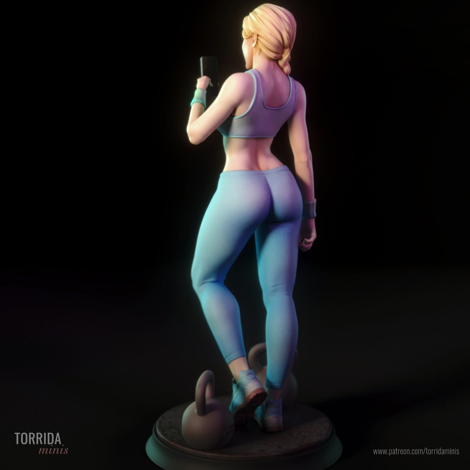 Ashley Gym Girl - Torrida Minis - Dark Forge Arts