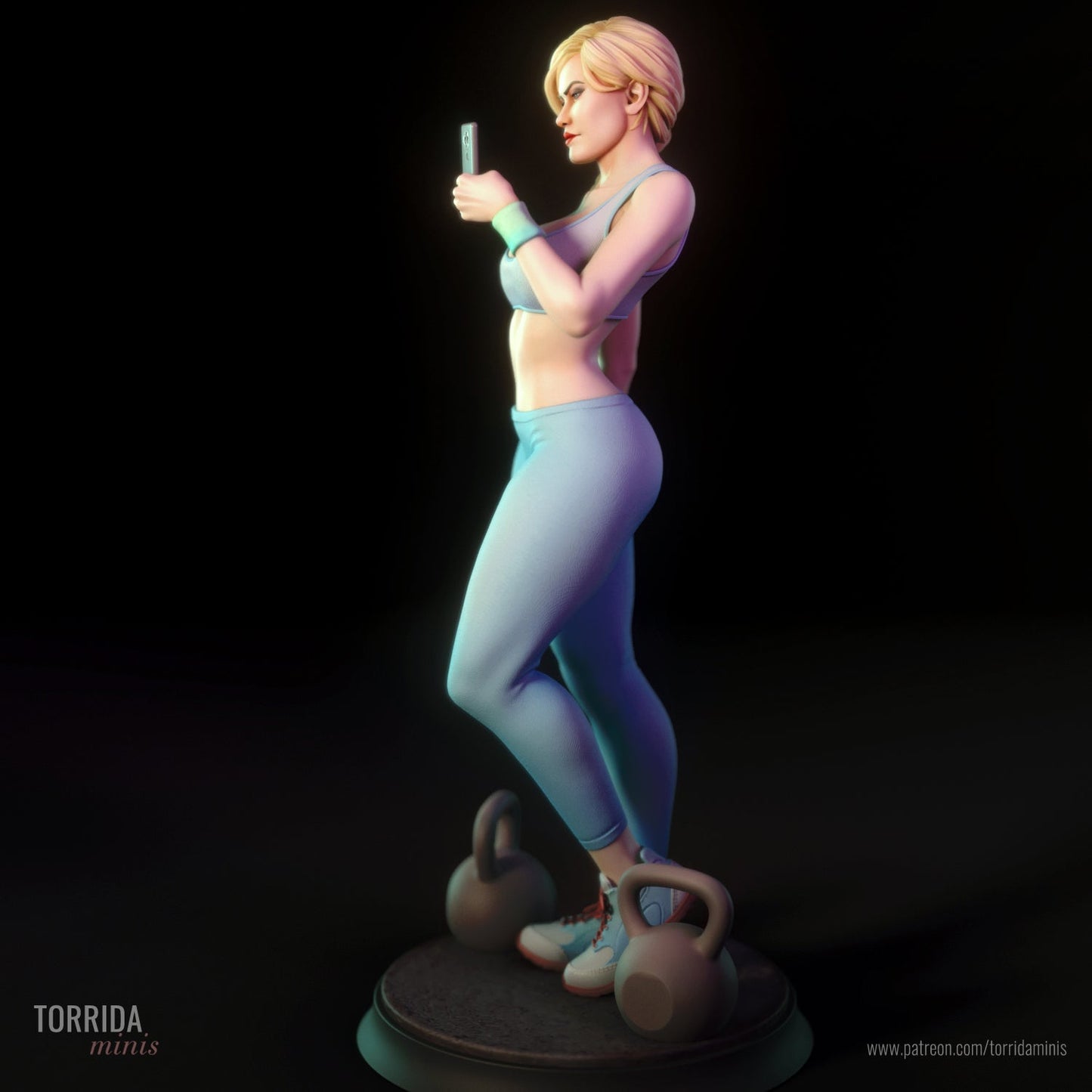 Ashley Gym Girl - Torrida Minis - Dark Forge Arts