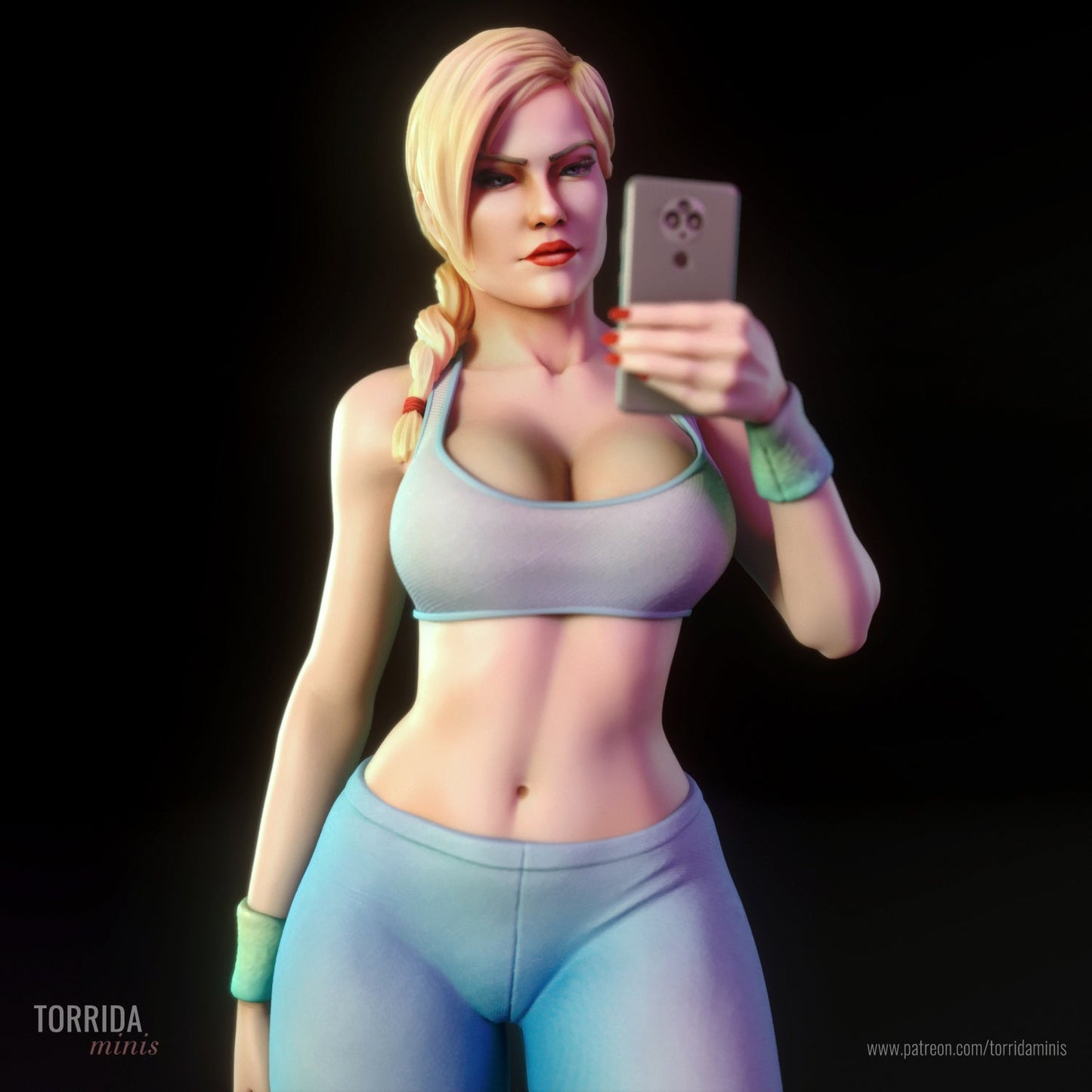 Ashley Gym Girl - Torrida Minis - Dark Forge Arts