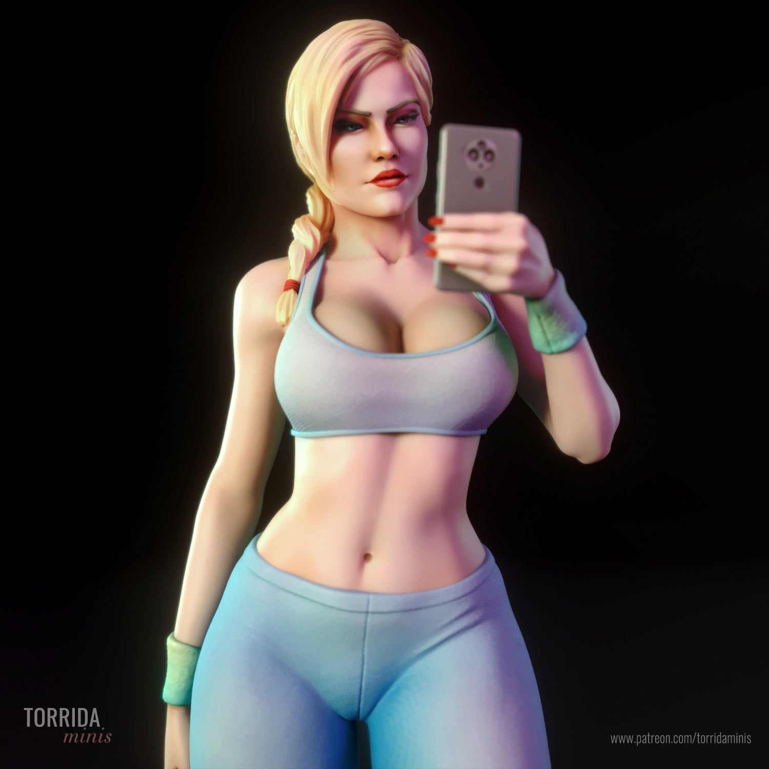 Ashley Gym Girl - Torrida Minis - Dark Forge Arts