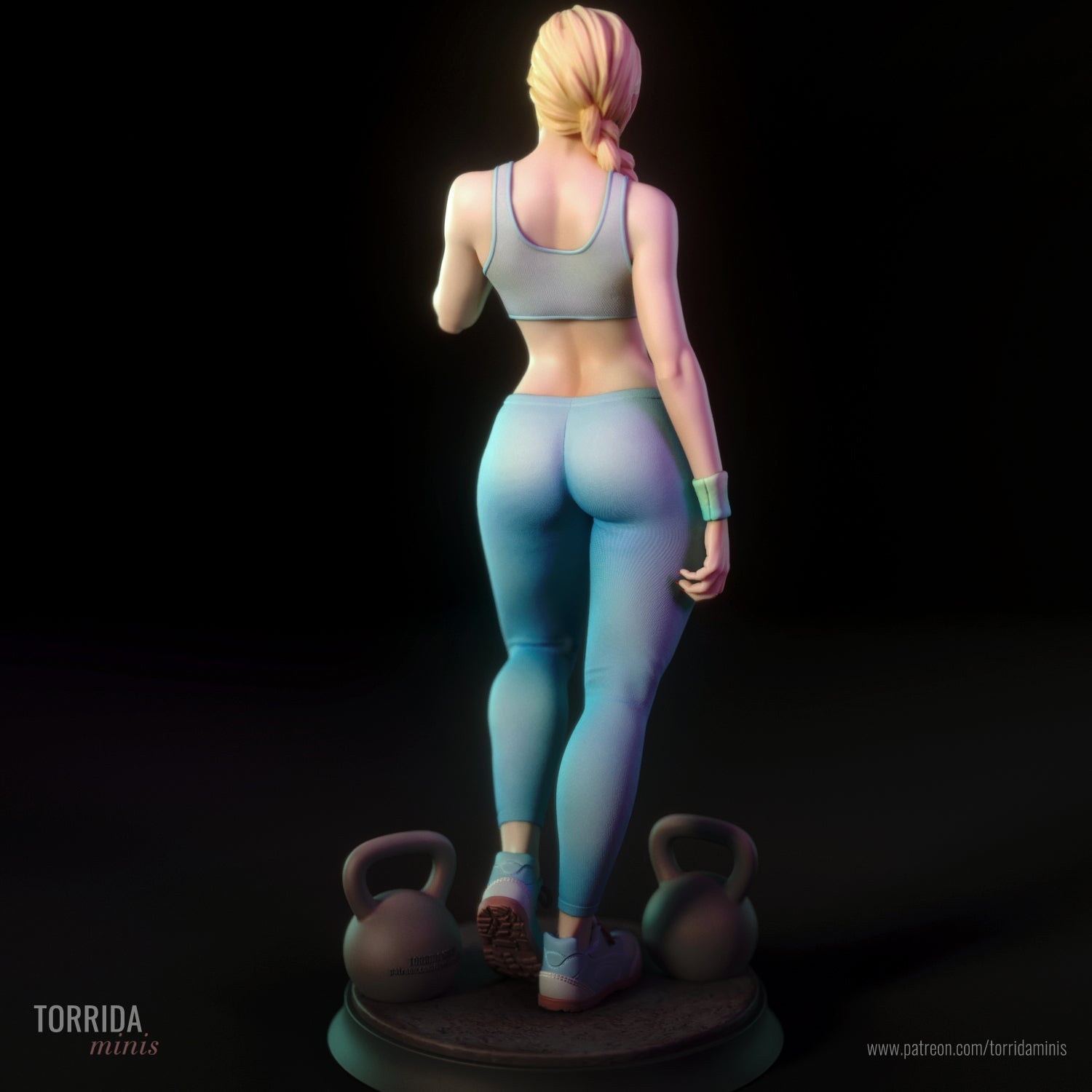 Ashley Gym Girl - Torrida Minis - Dark Forge Arts
