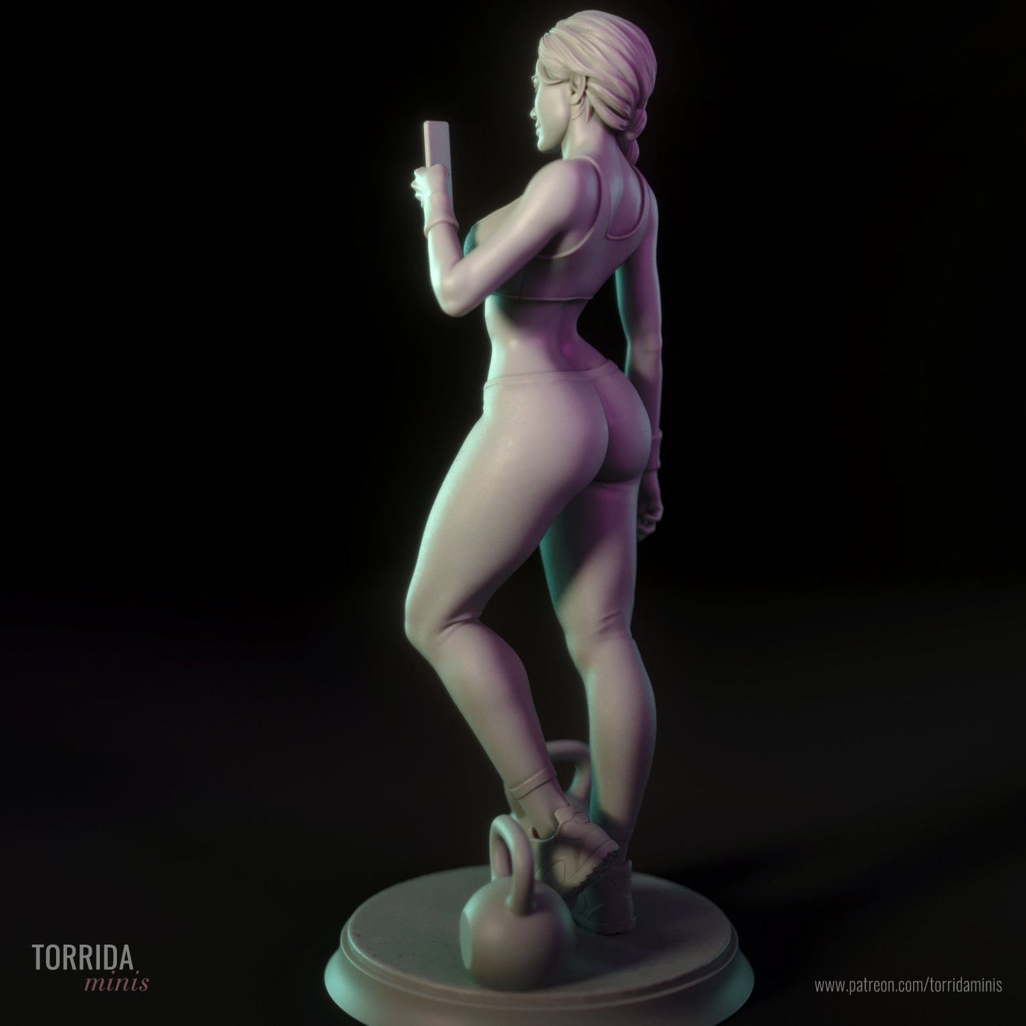 Ashley Gym Girl - Torrida Minis - Dark Forge Arts