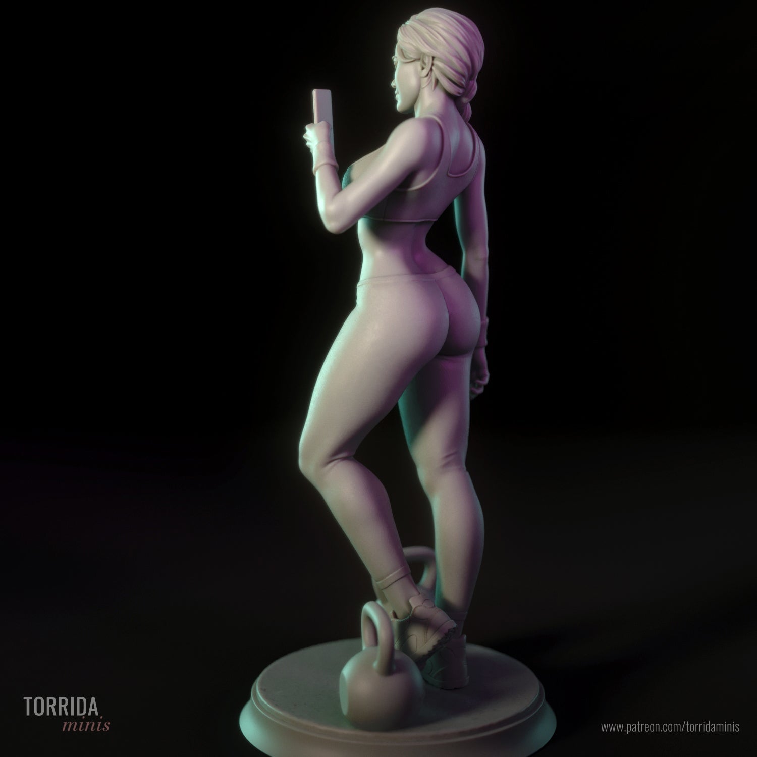 Ashley Gym Girl - Torrida Minis - Dark Forge Arts