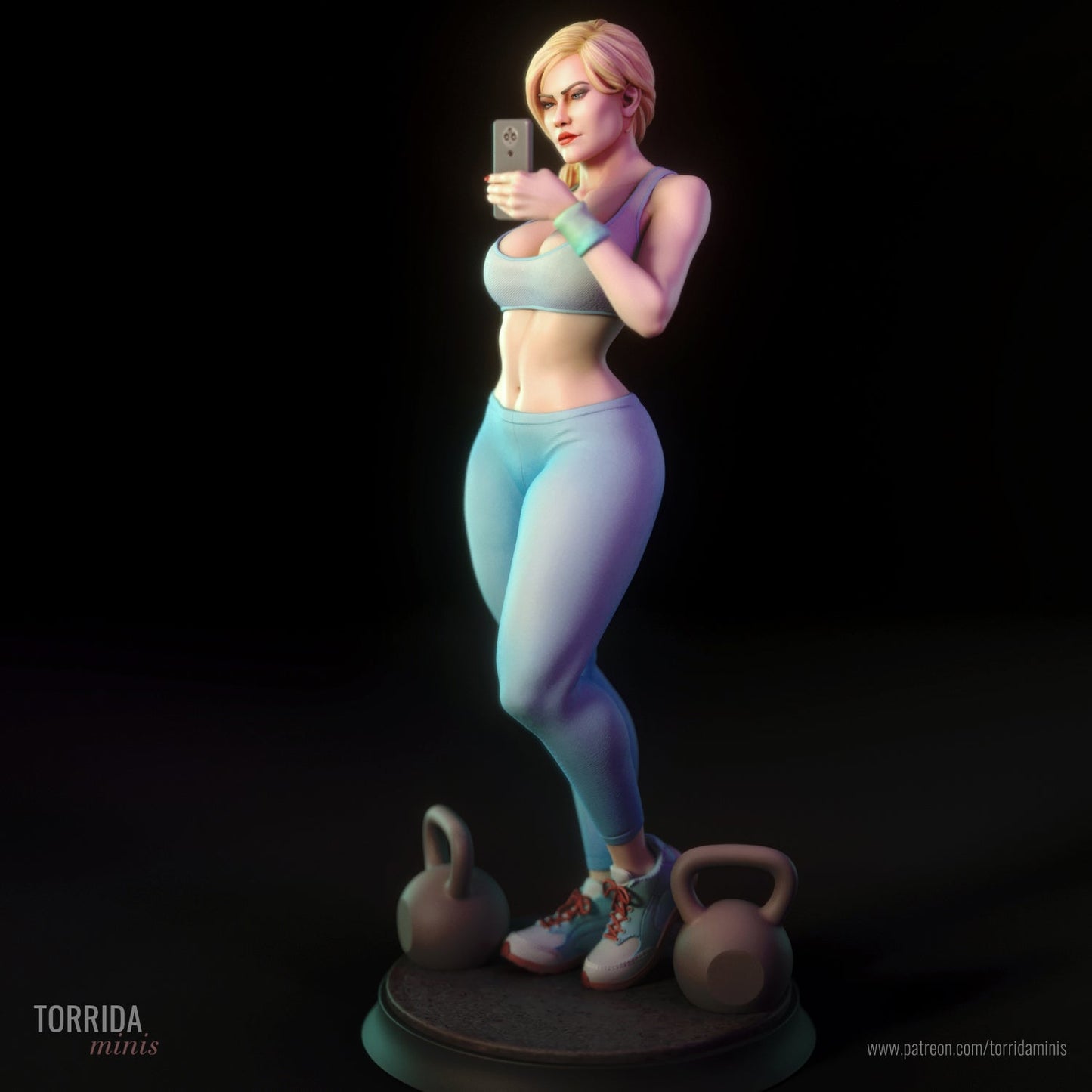 Ashley Gym Girl - Torrida Minis - Dark Forge Arts