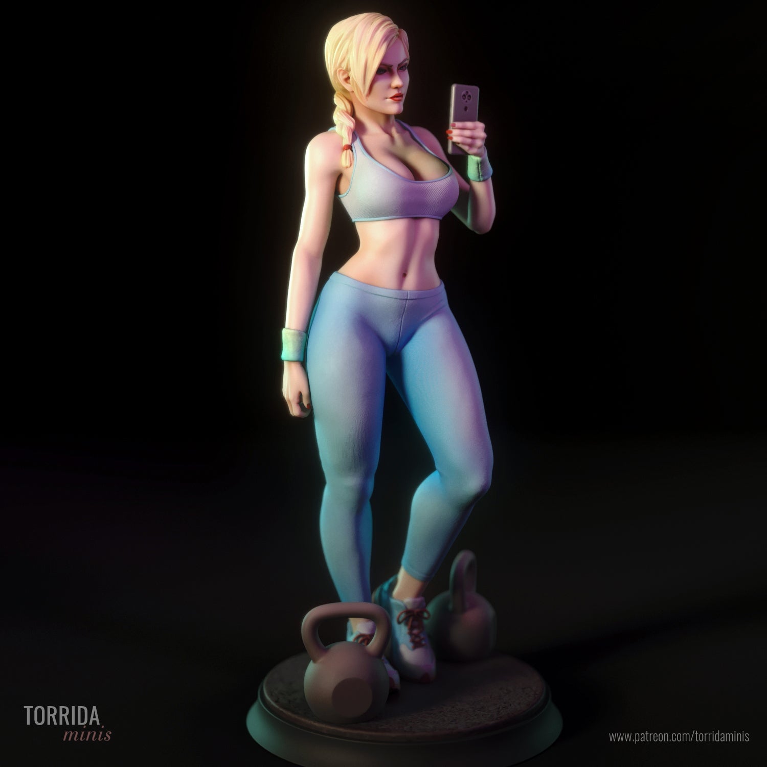 Ashley Gym Girl - Torrida Minis - Dark Forge Arts