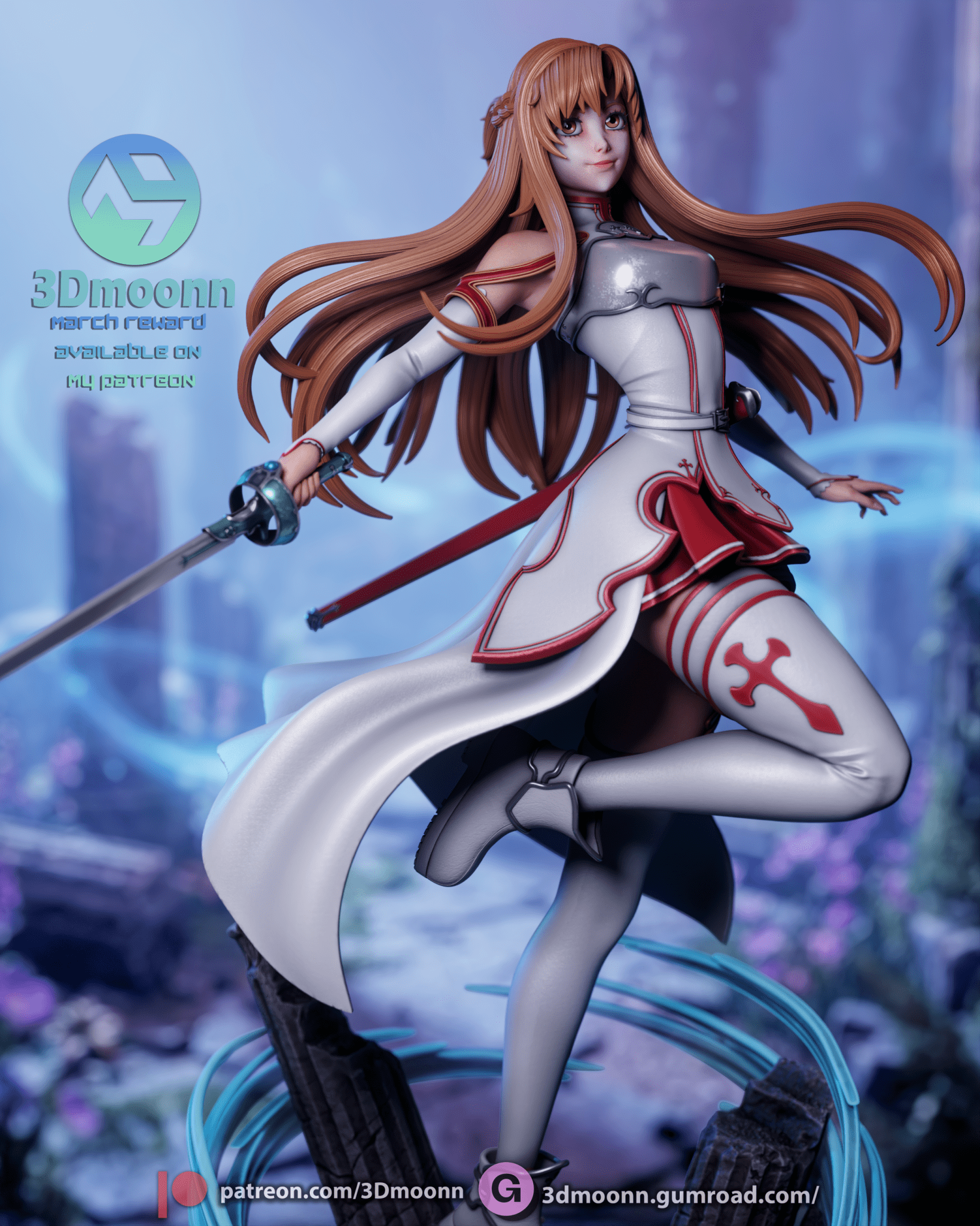 Asuna - 3DMoonn - Dark Forge Arts