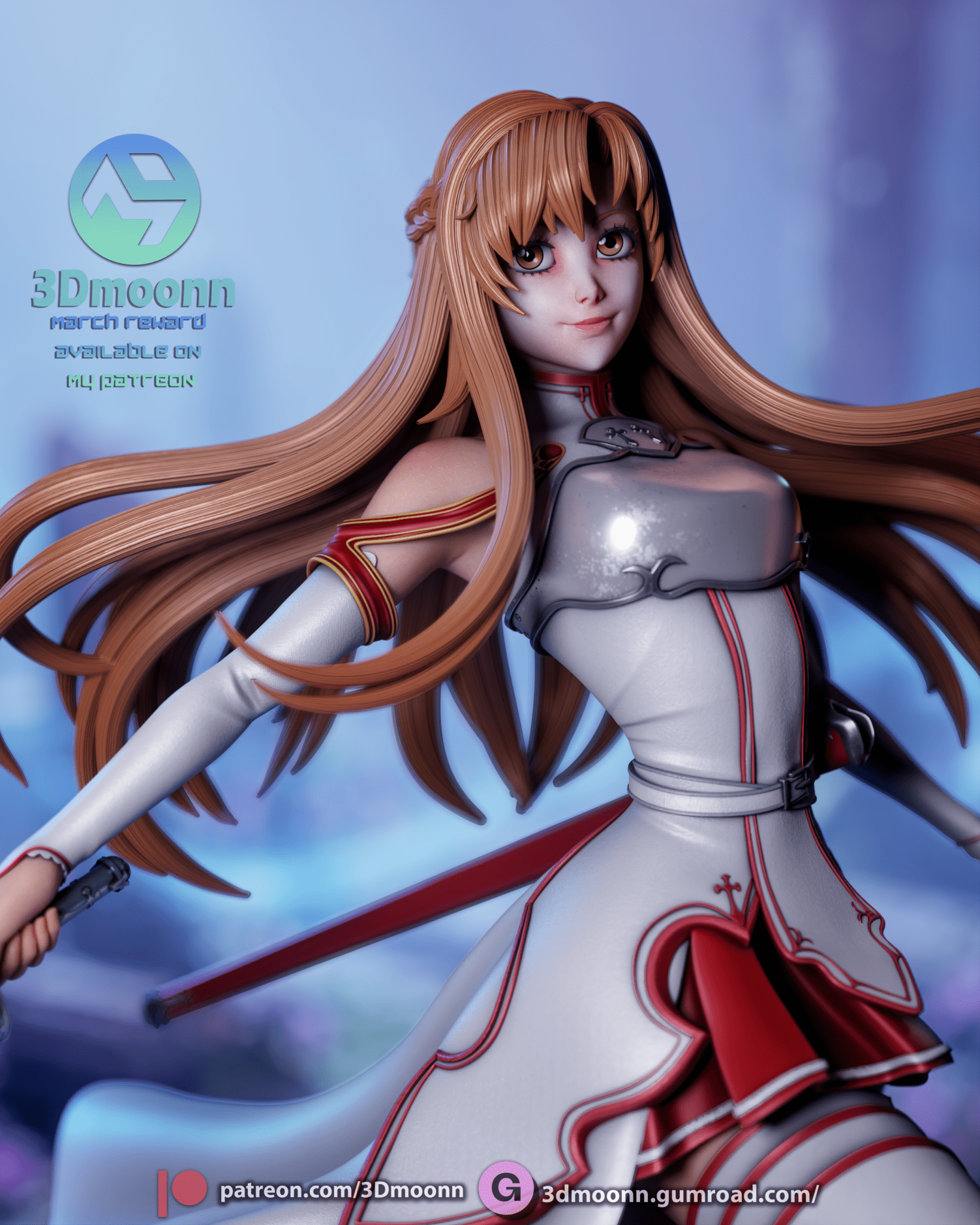 Asuna - 3DMoonn - Dark Forge Arts