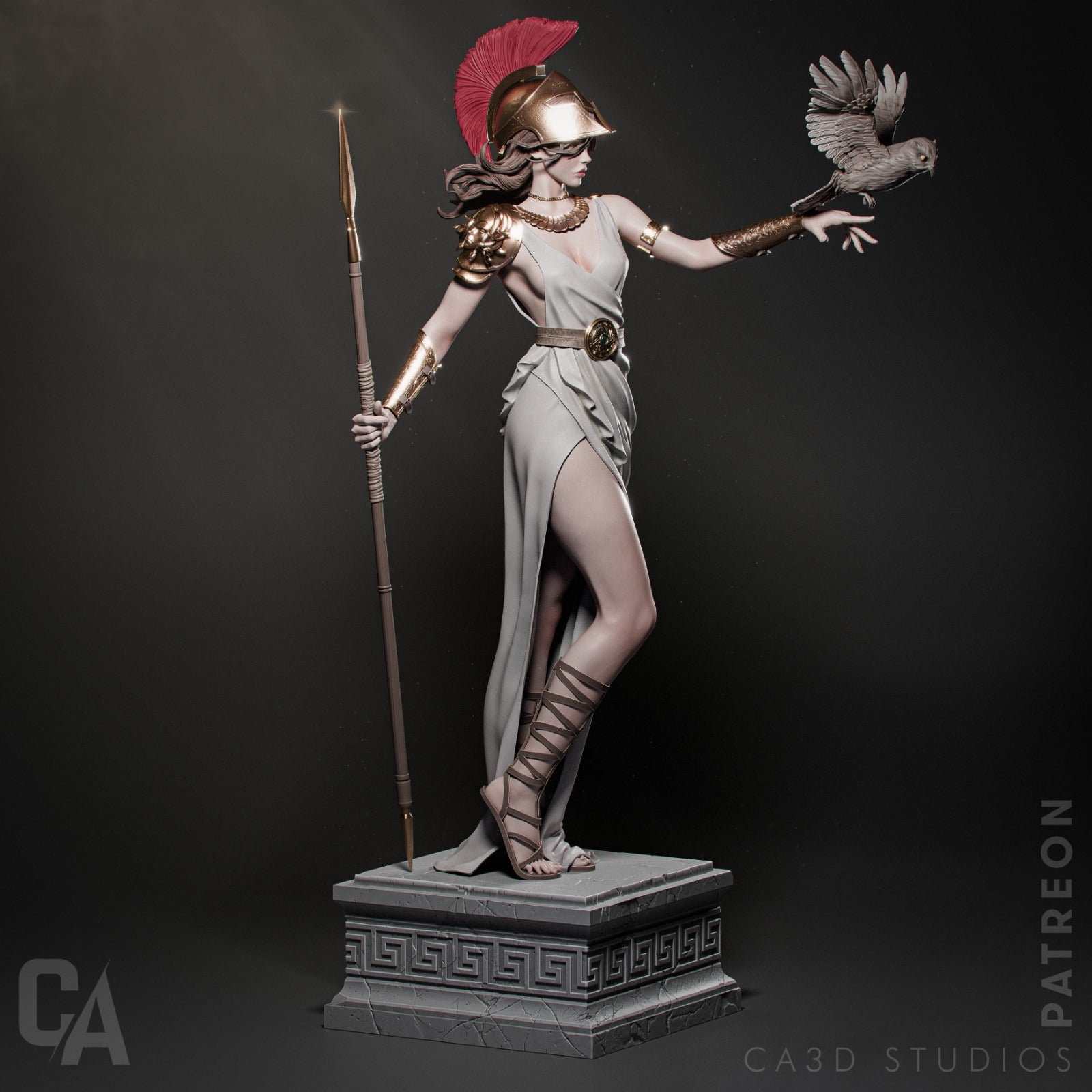 Athena - CA 3D Studios - Dark Forge Arts