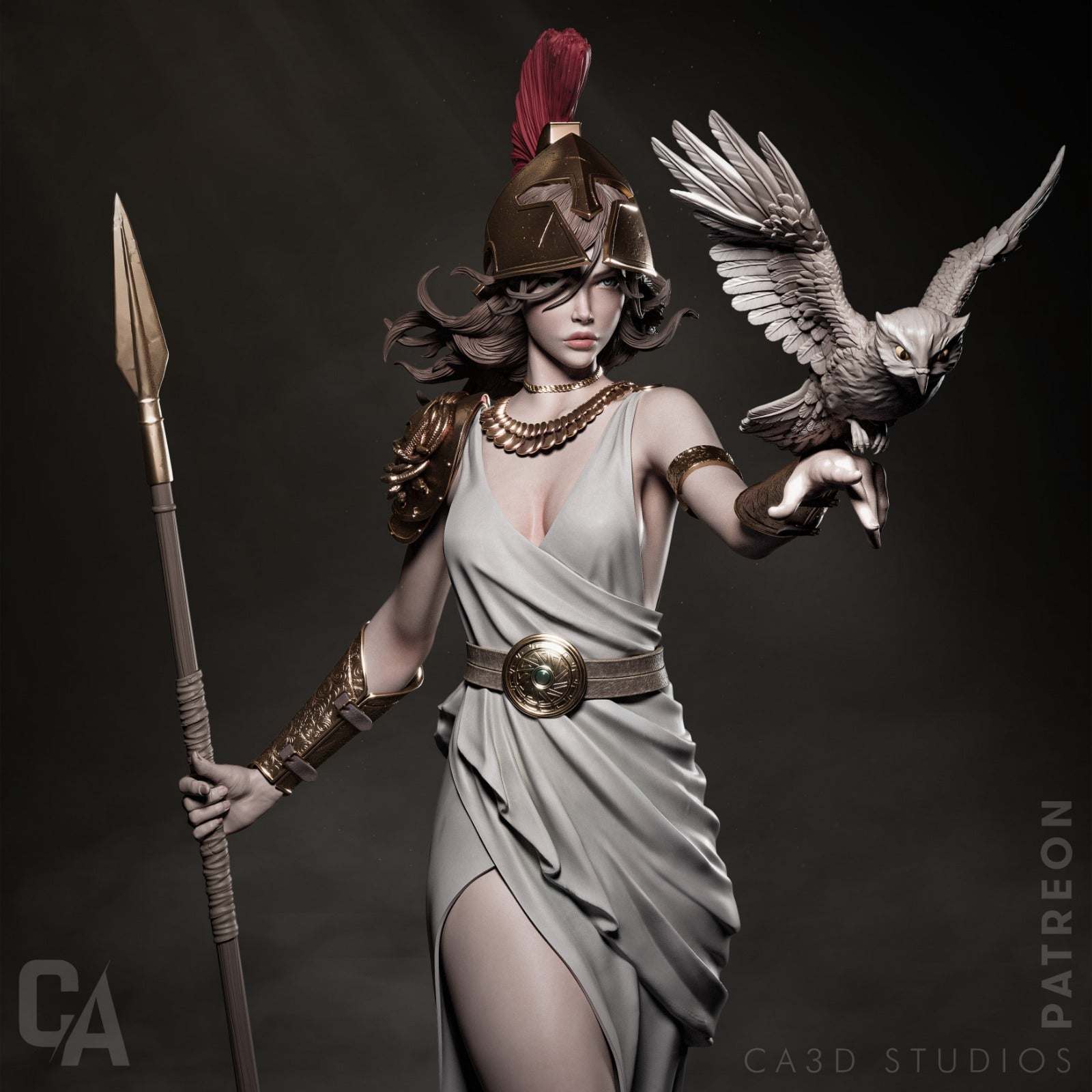 Athena - CA 3D Studios - Dark Forge Arts