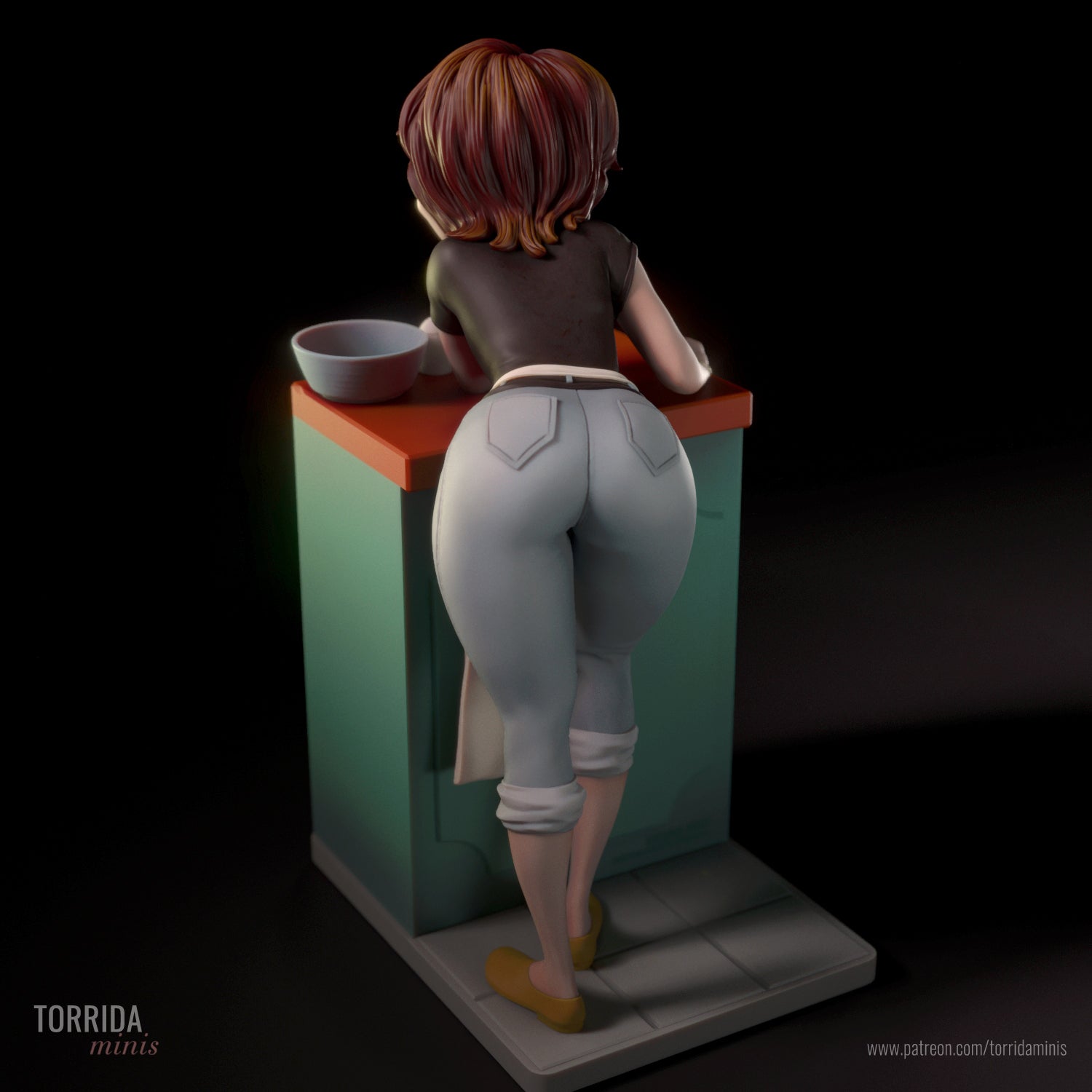 Aunt Cass - Torrida Minis - Dark Forge Arts
