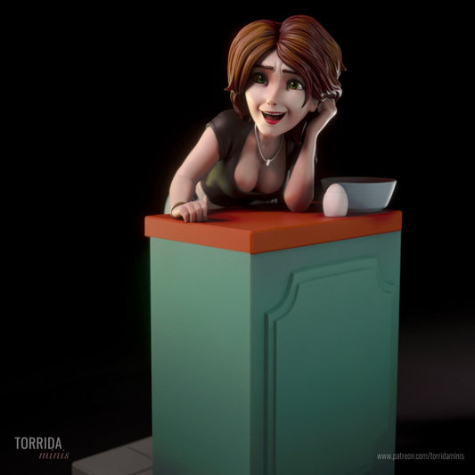 Aunt Cass - Torrida Minis - Dark Forge Arts