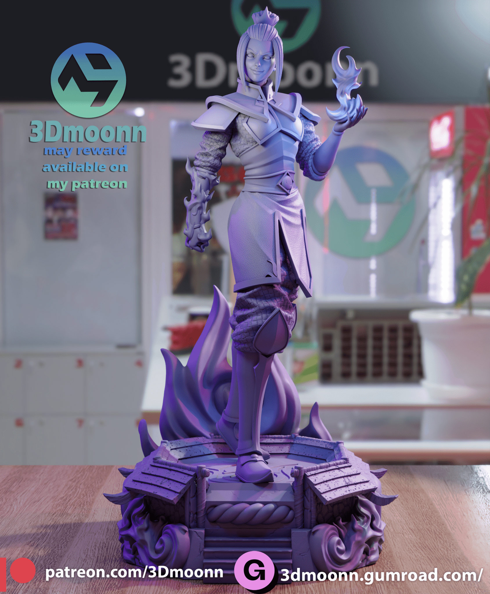 Azula - 3DMoonn - Dark Forge Arts