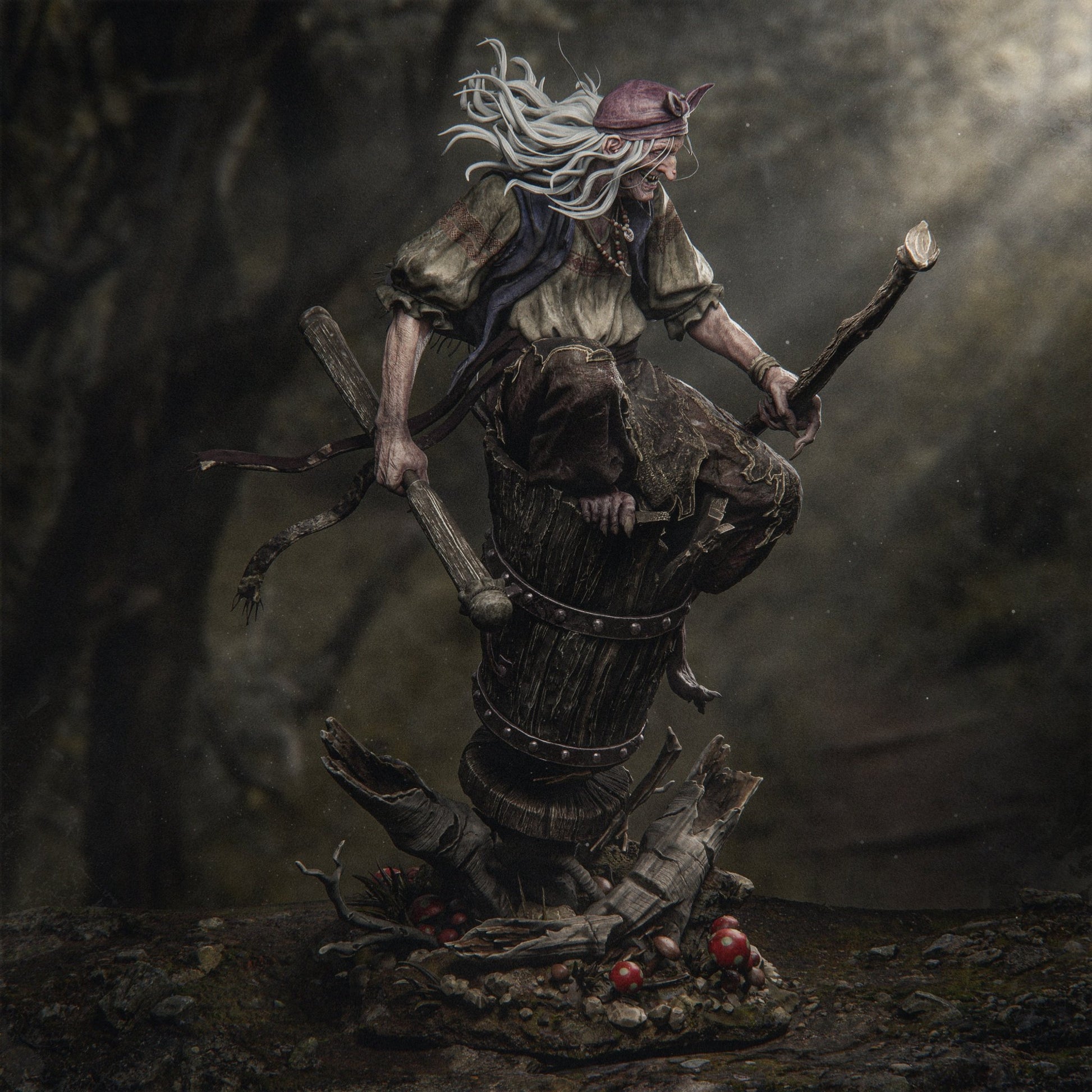 Baba Yaga - CA 3D Studios - Dark Forge Arts