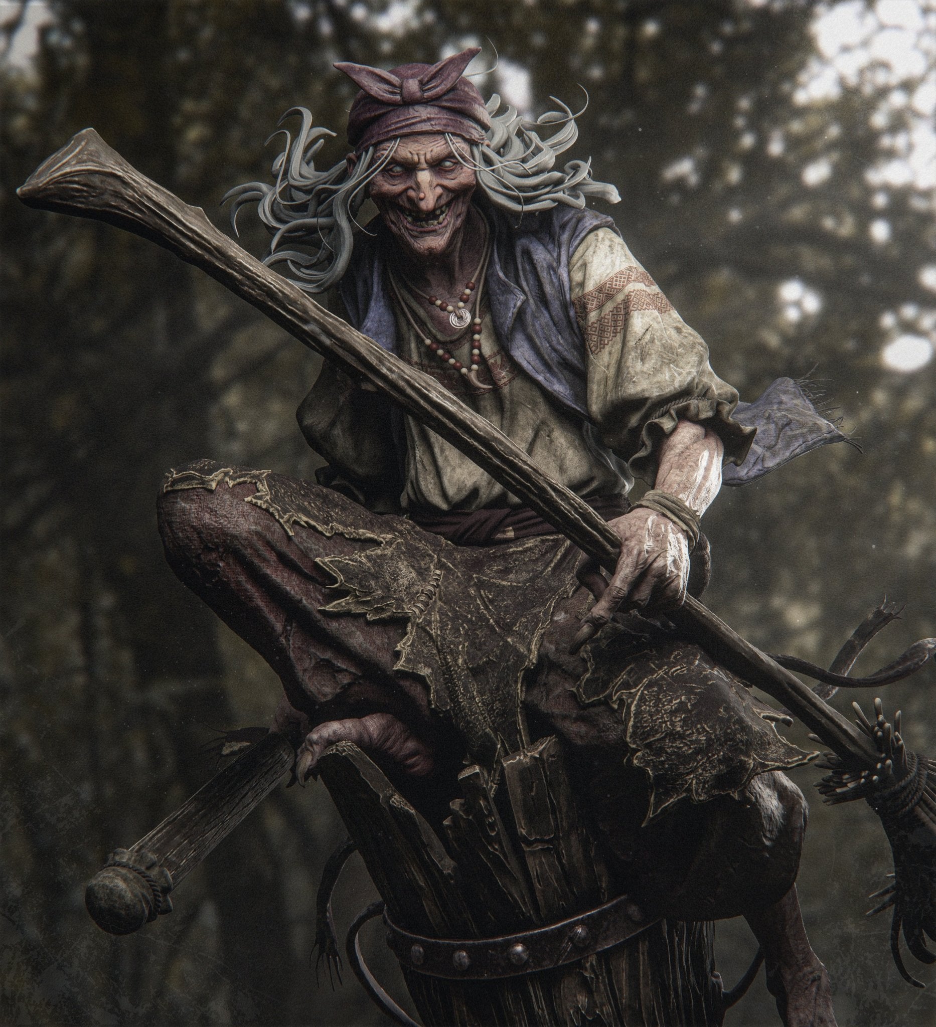 Baba Yaga - CA 3D Studios - Dark Forge Arts